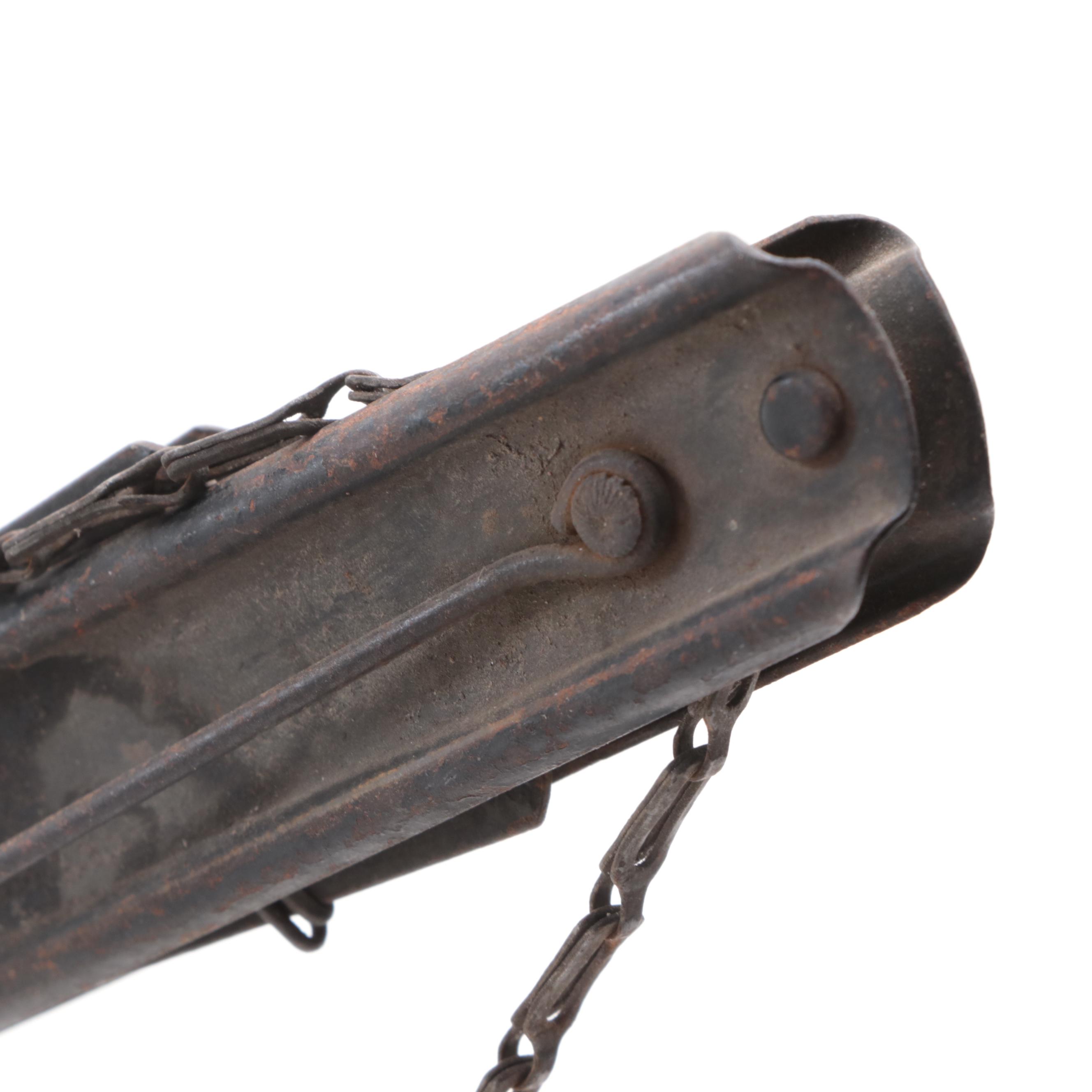 Structo Pressed Steel Toy Crane, Mid-20th Century