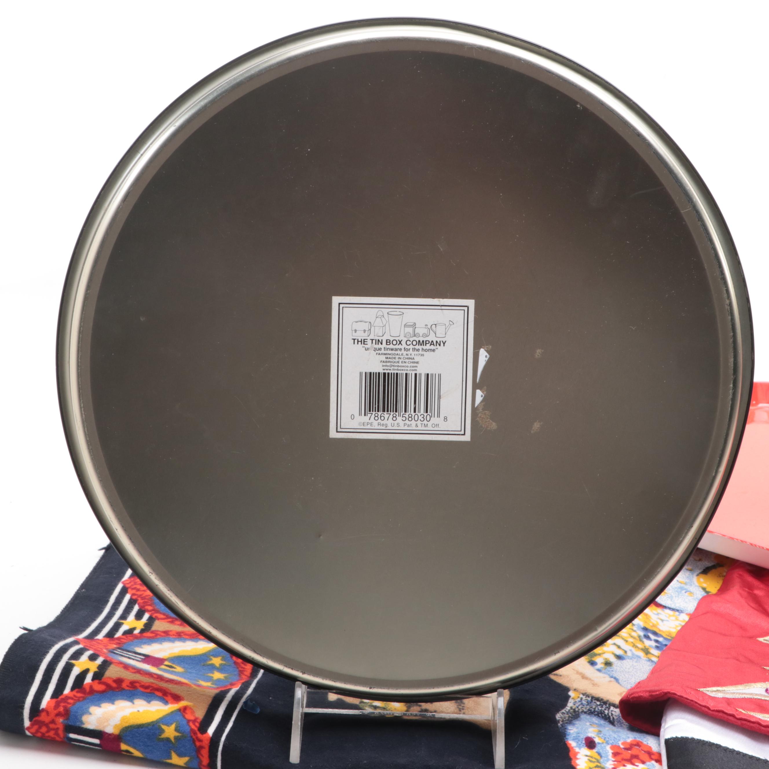 Elvis Presley Themed Trays, Plates, Tablecloth, Shot Glasses and More