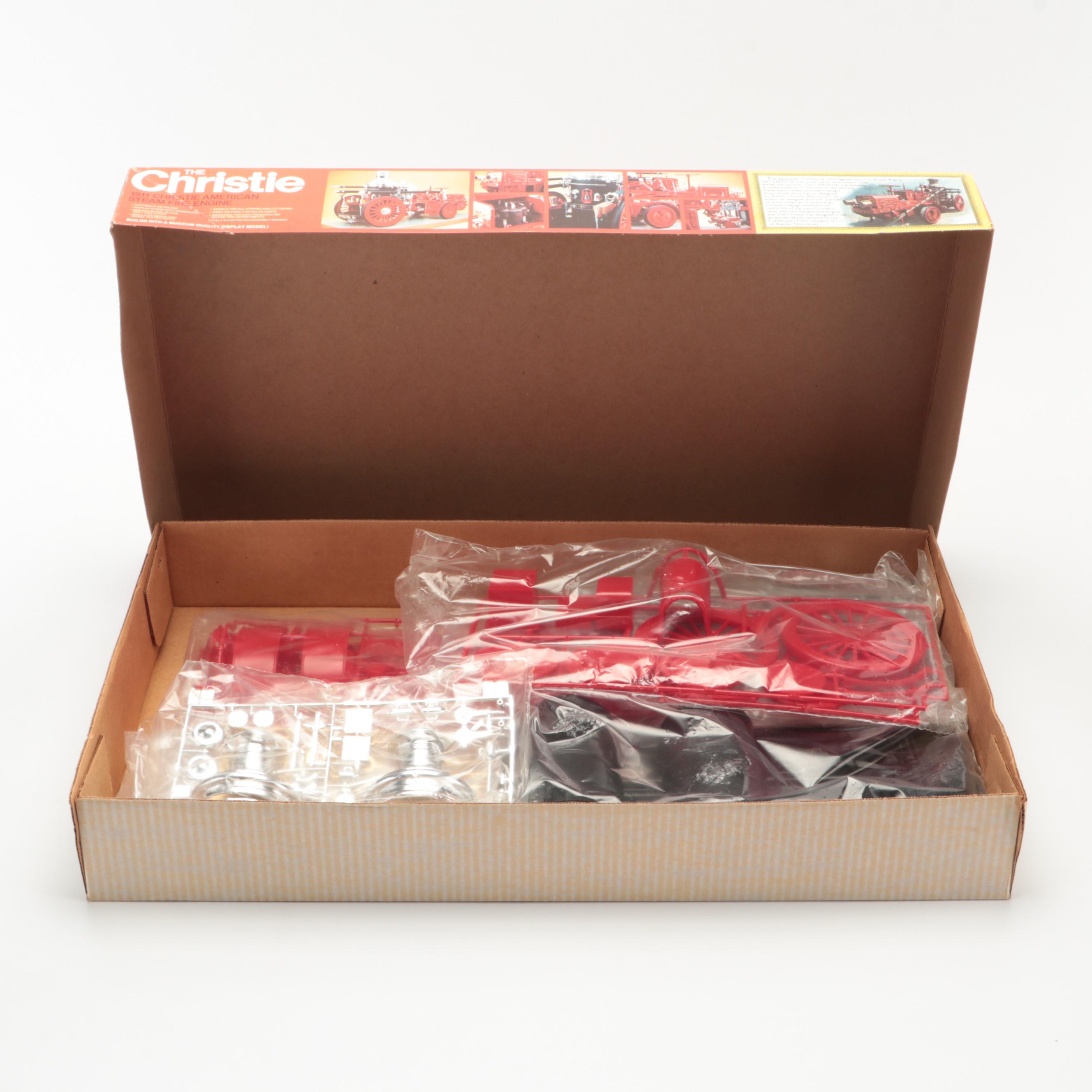 MPC 1911 Christie American Steam Fire Engine Model Kit