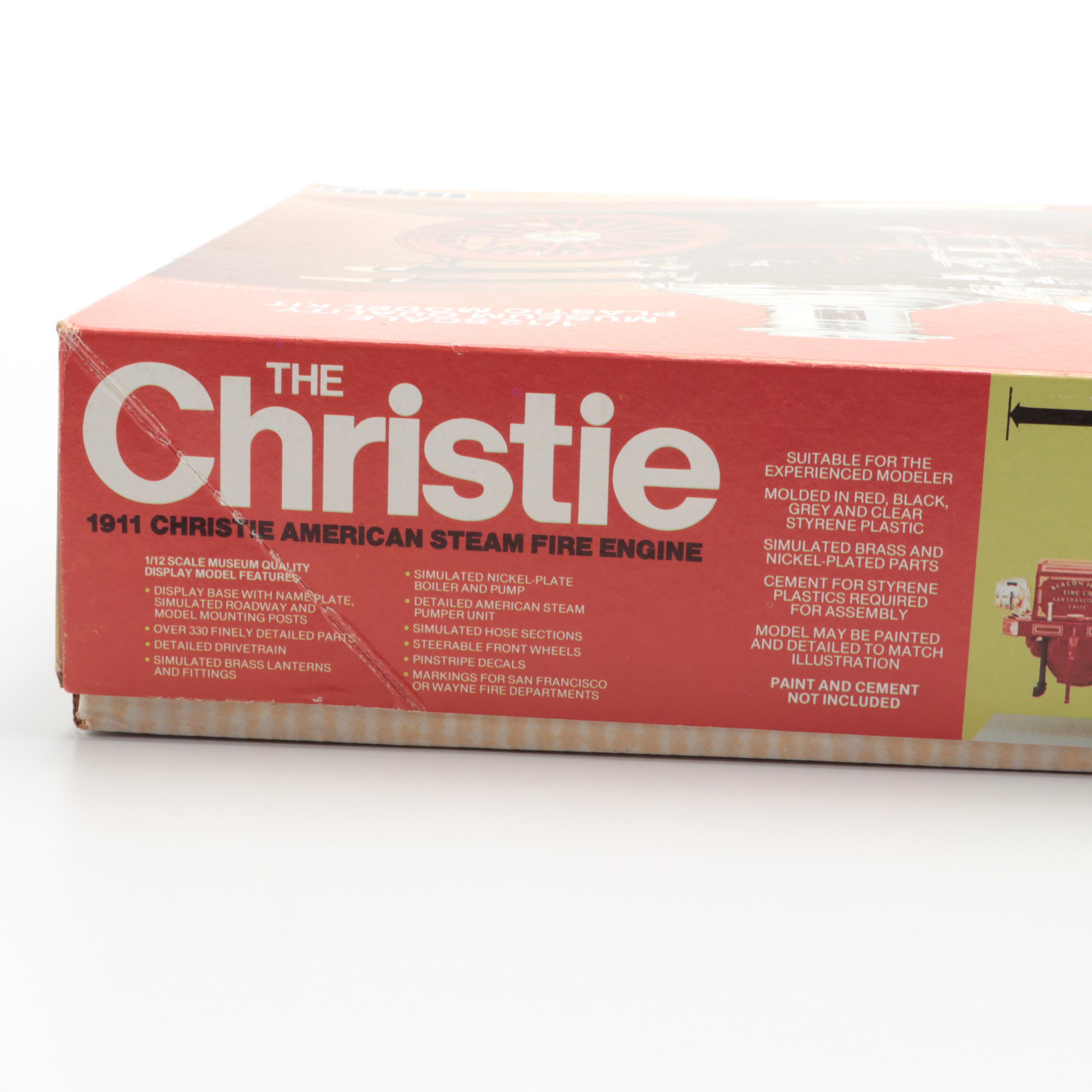 MPC 1911 Christie American Steam Fire Engine Model Kit