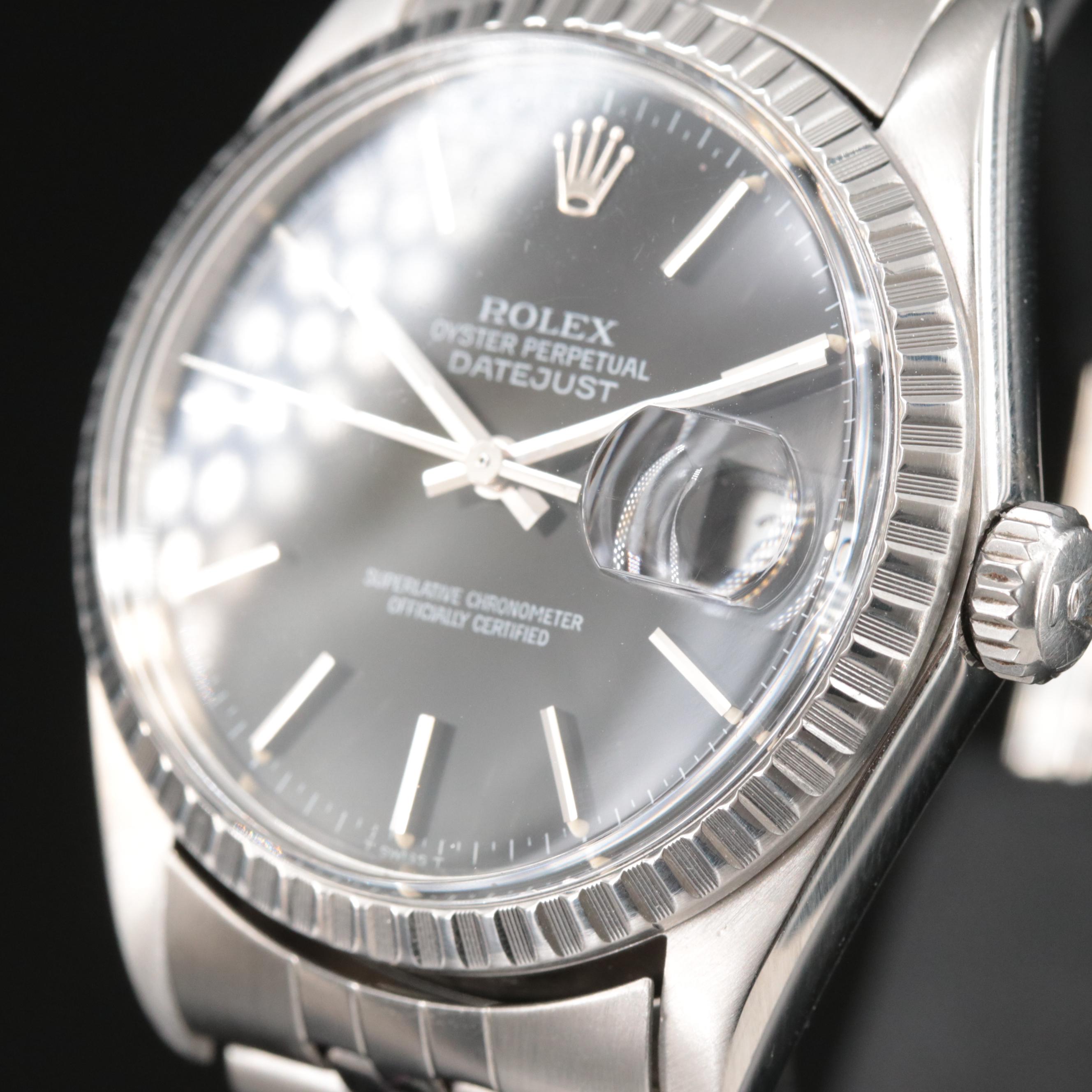 1987-88 Rolex Oyster Perpetual Datejust Automatic Watch