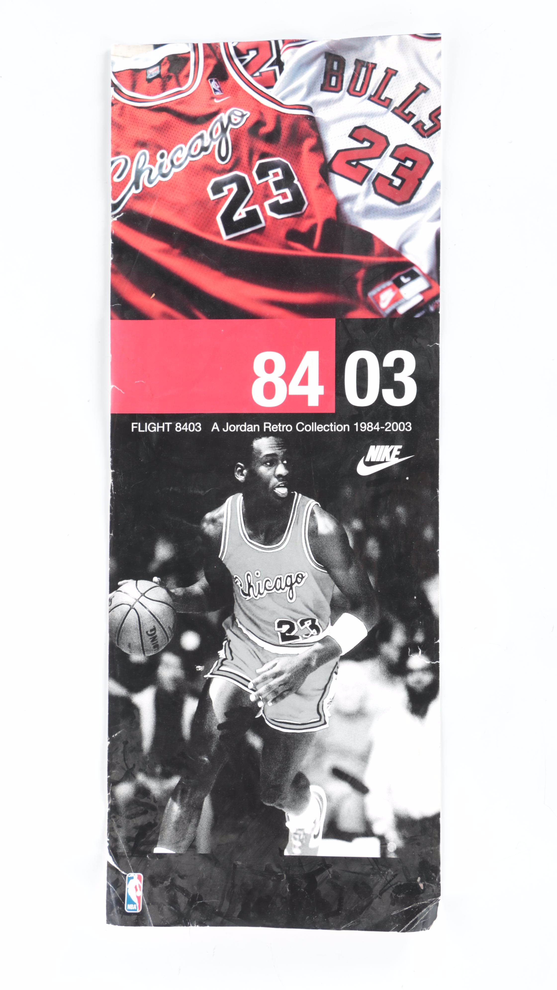 Michael Jordan Posters with LeBron James Nike Advertisement