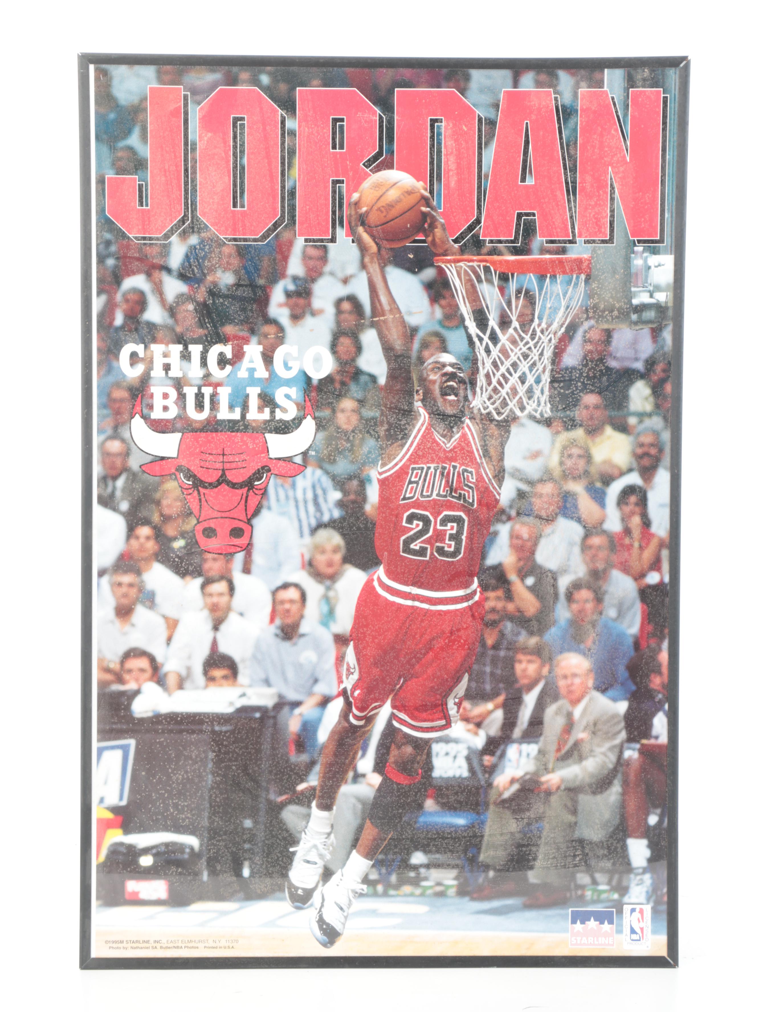 Michael Jordan Posters with LeBron James Nike Advertisement