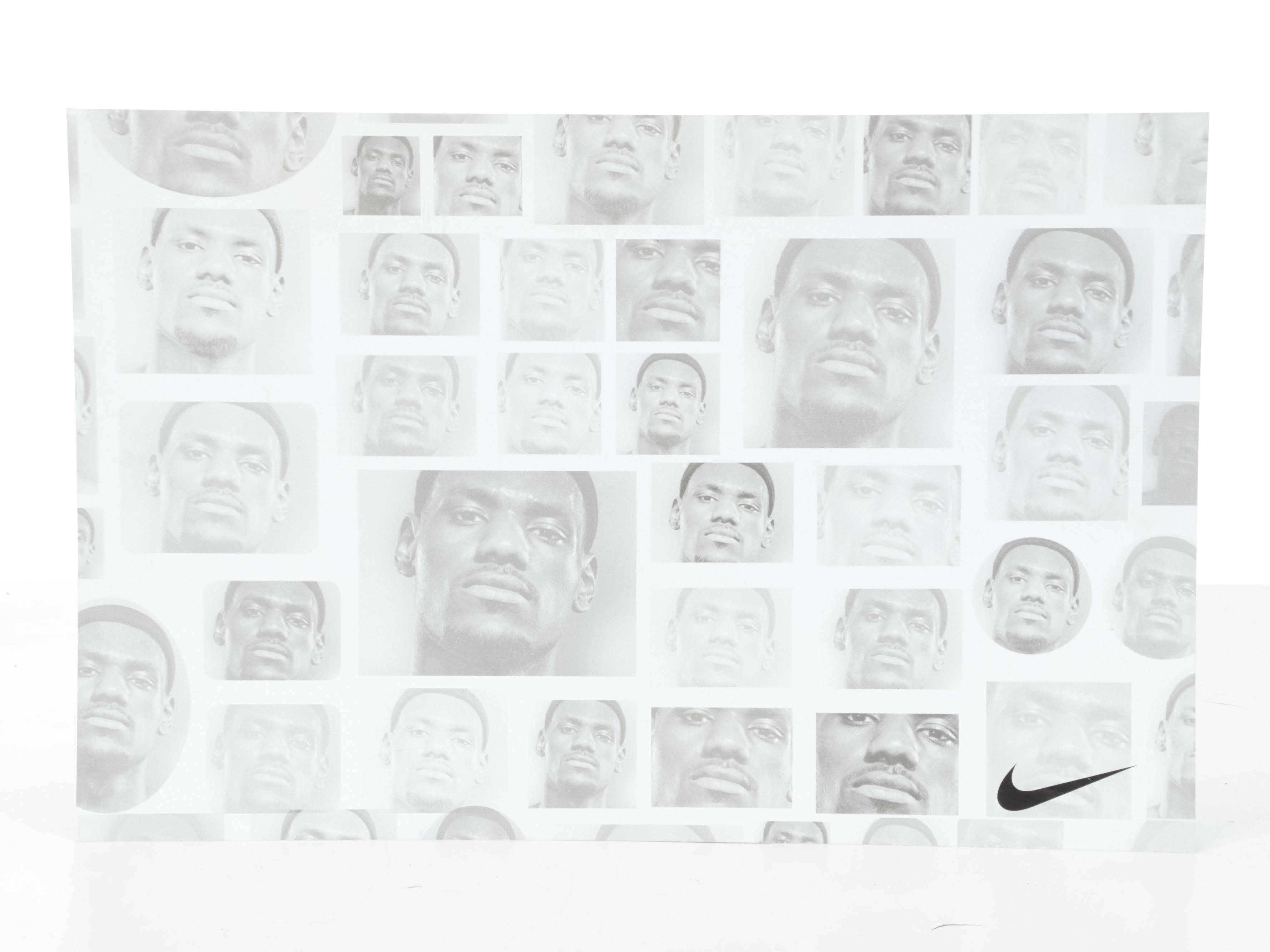 Michael Jordan Posters with LeBron James Nike Advertisement