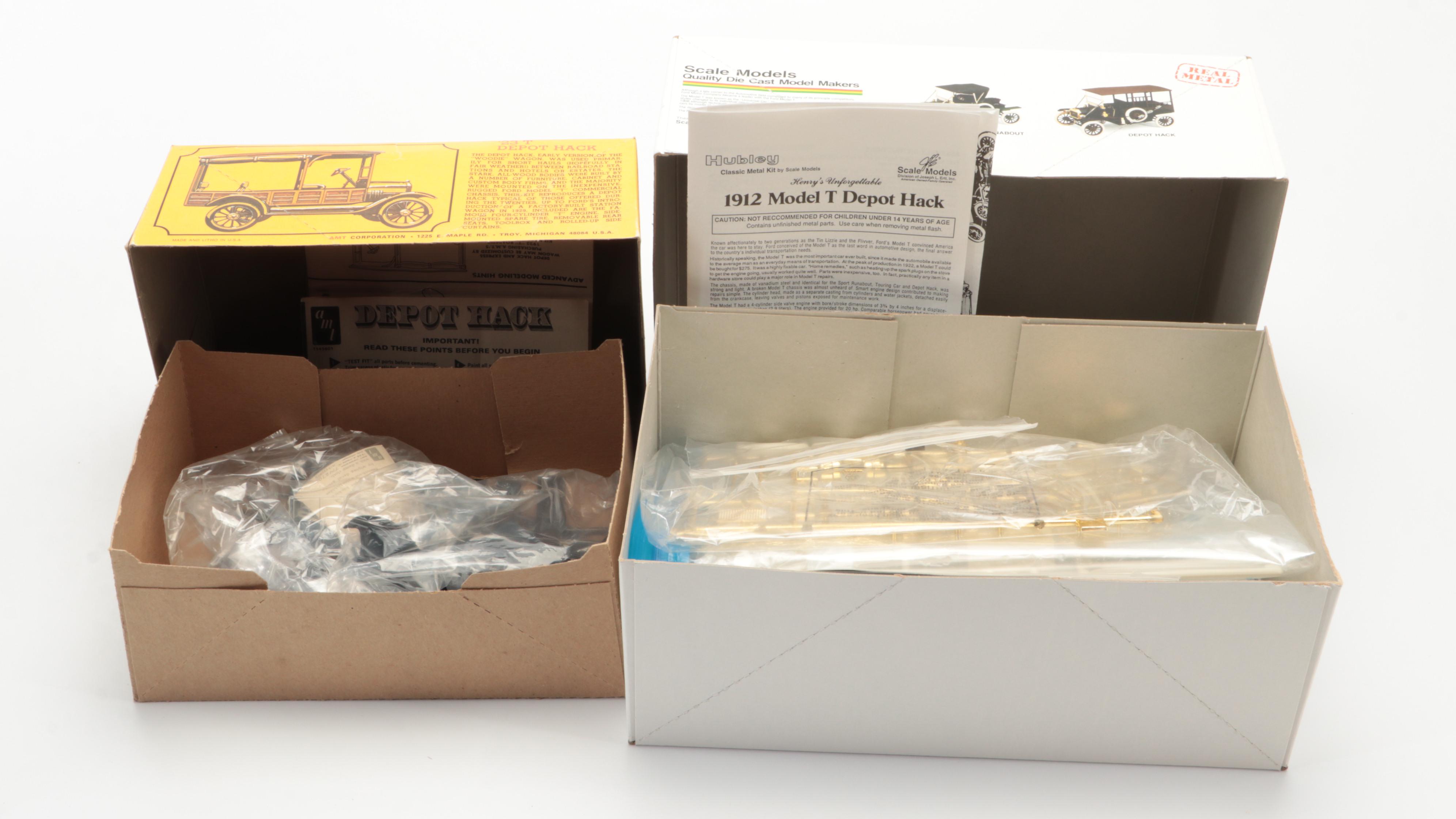 1912 Ford Model T, 1934 3 Window Coupe, and More Model Car Kits