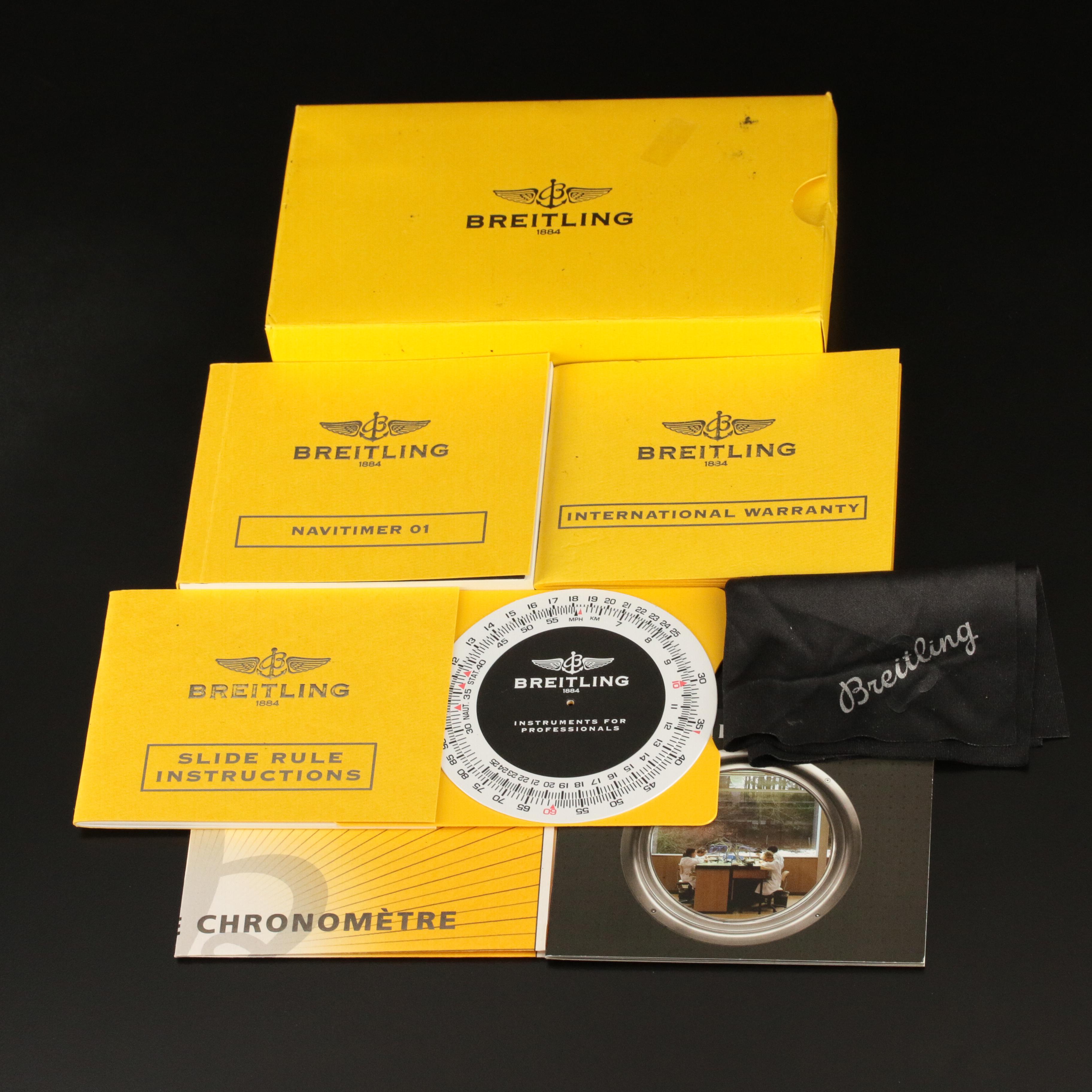 Breitling Navitimer 01 Chronometre Chronograph Watch