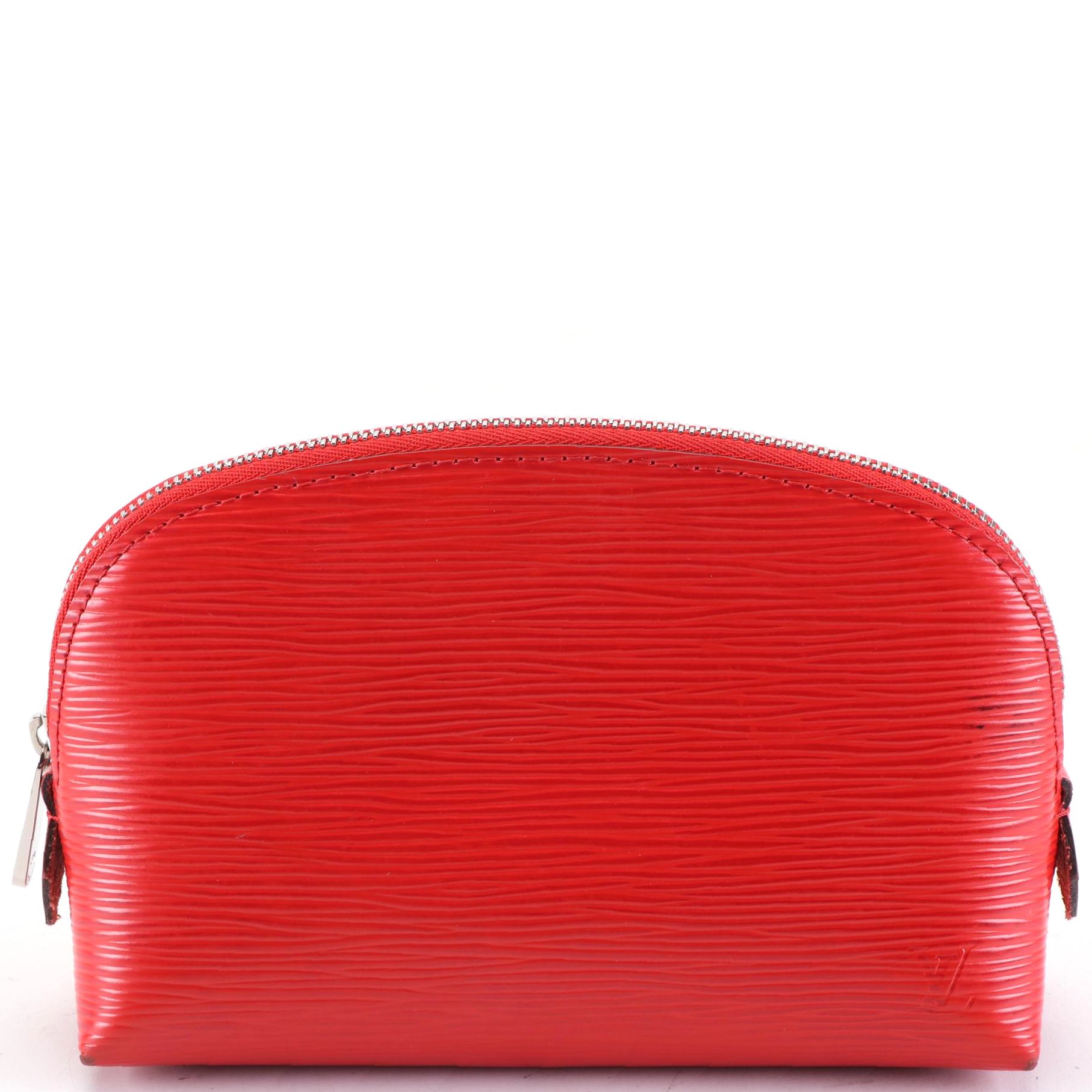 Louis Vuitton Zip Pouch in Red Epi Leather