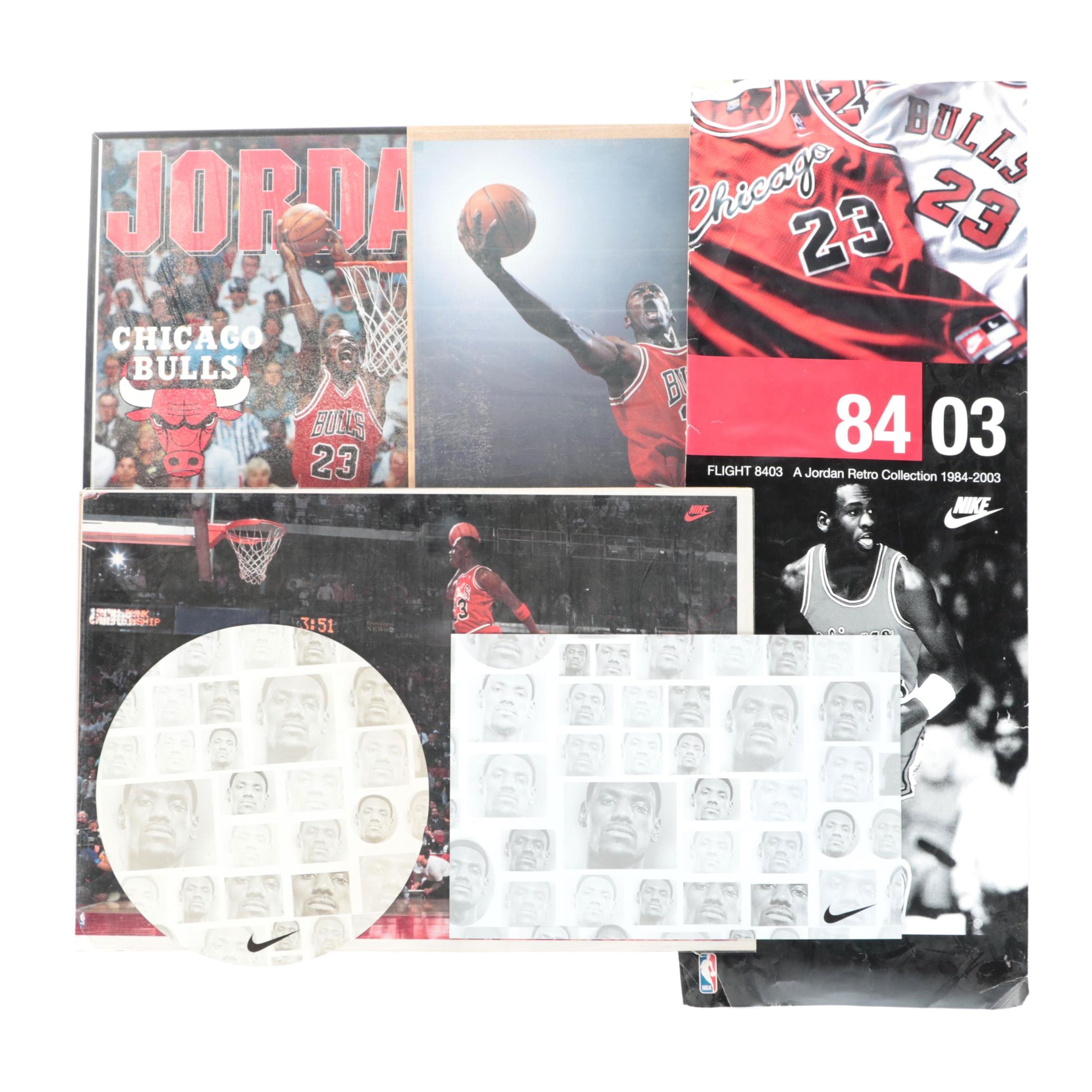 Michael Jordan Posters with LeBron James Nike Advertisement