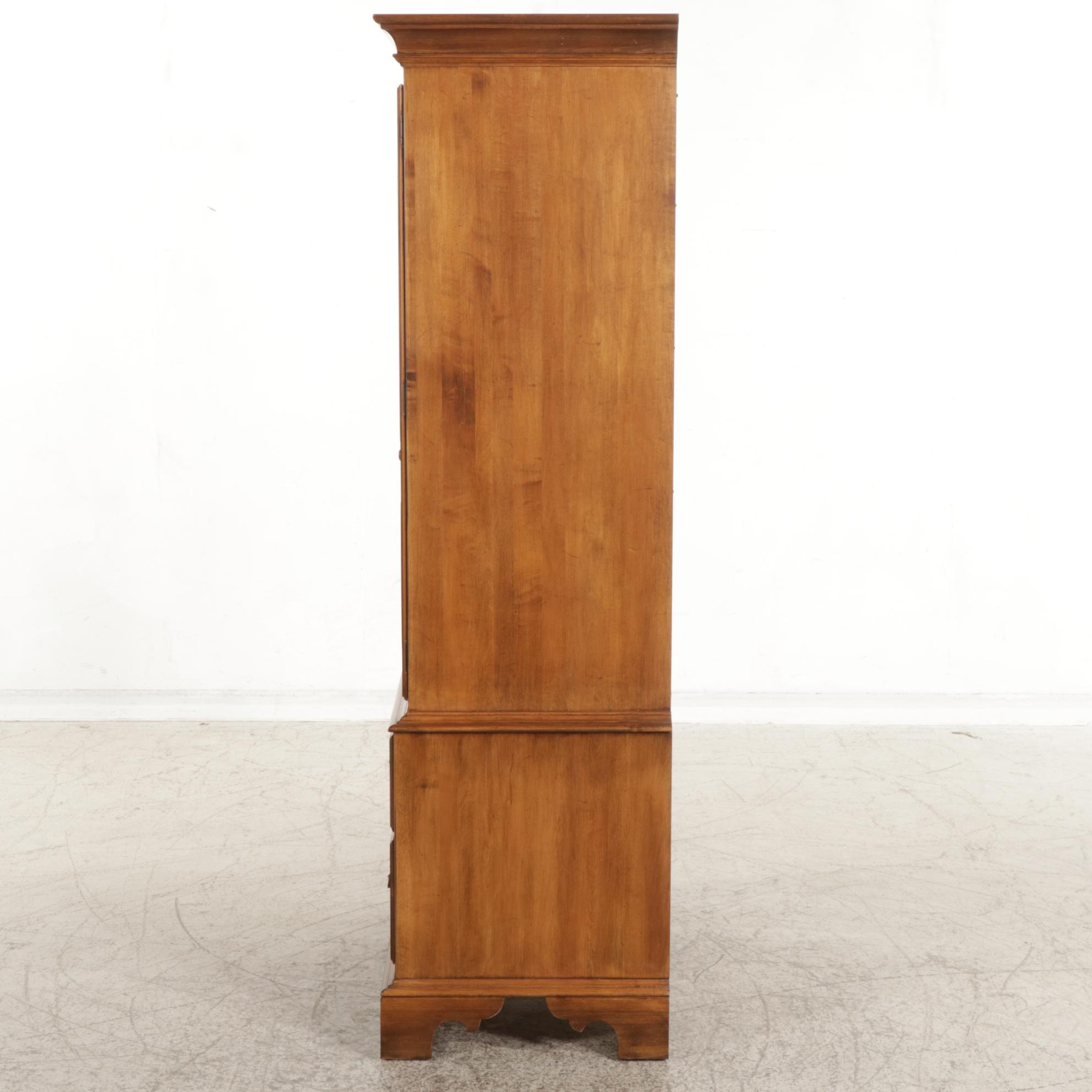 Ethan Allen "Circa 1776" Maple Linen Press / Armoire