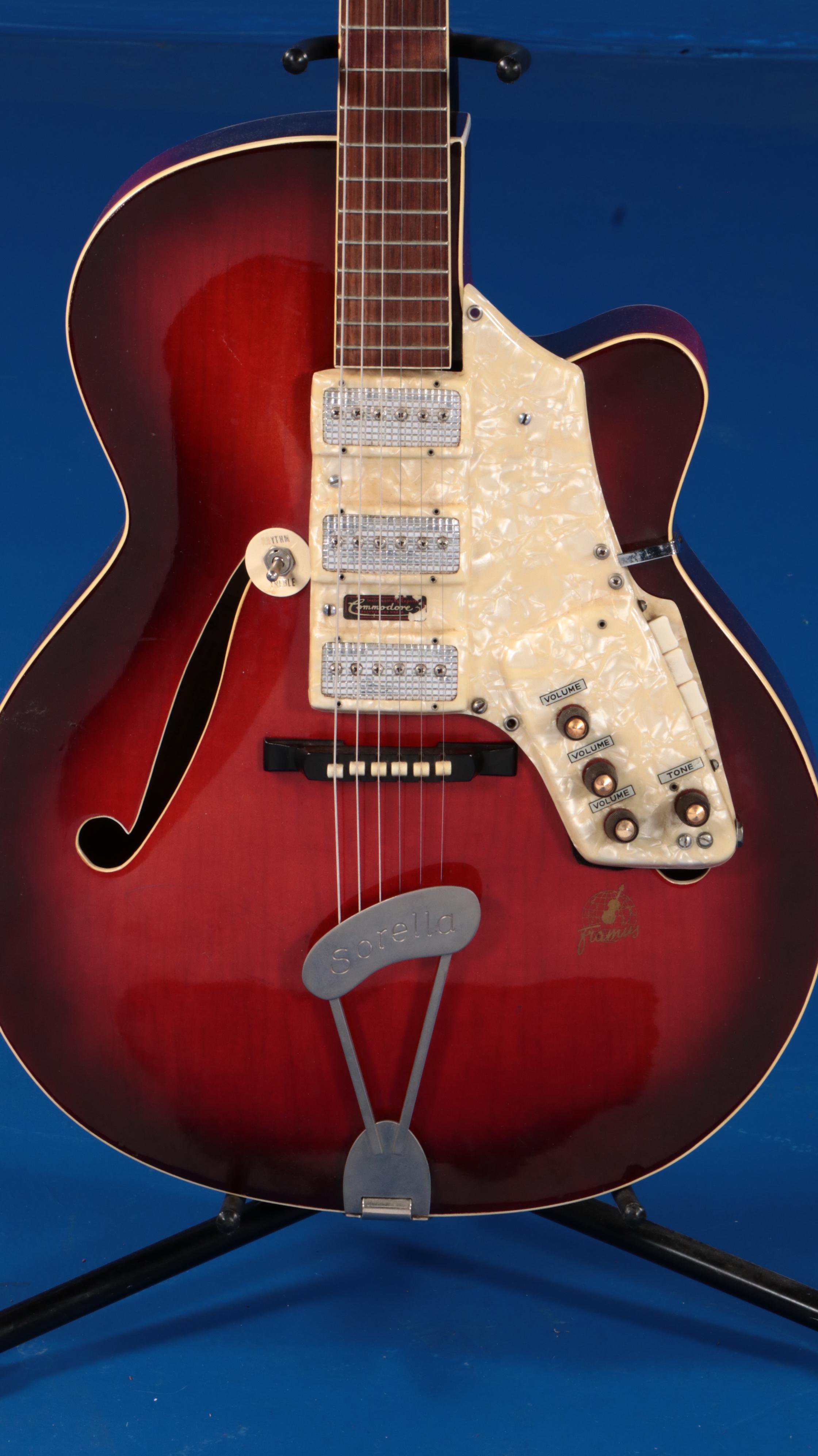 Jack White's Framus 5/59 Sorella Archtop Redburst Electric Hollow Body Guitar