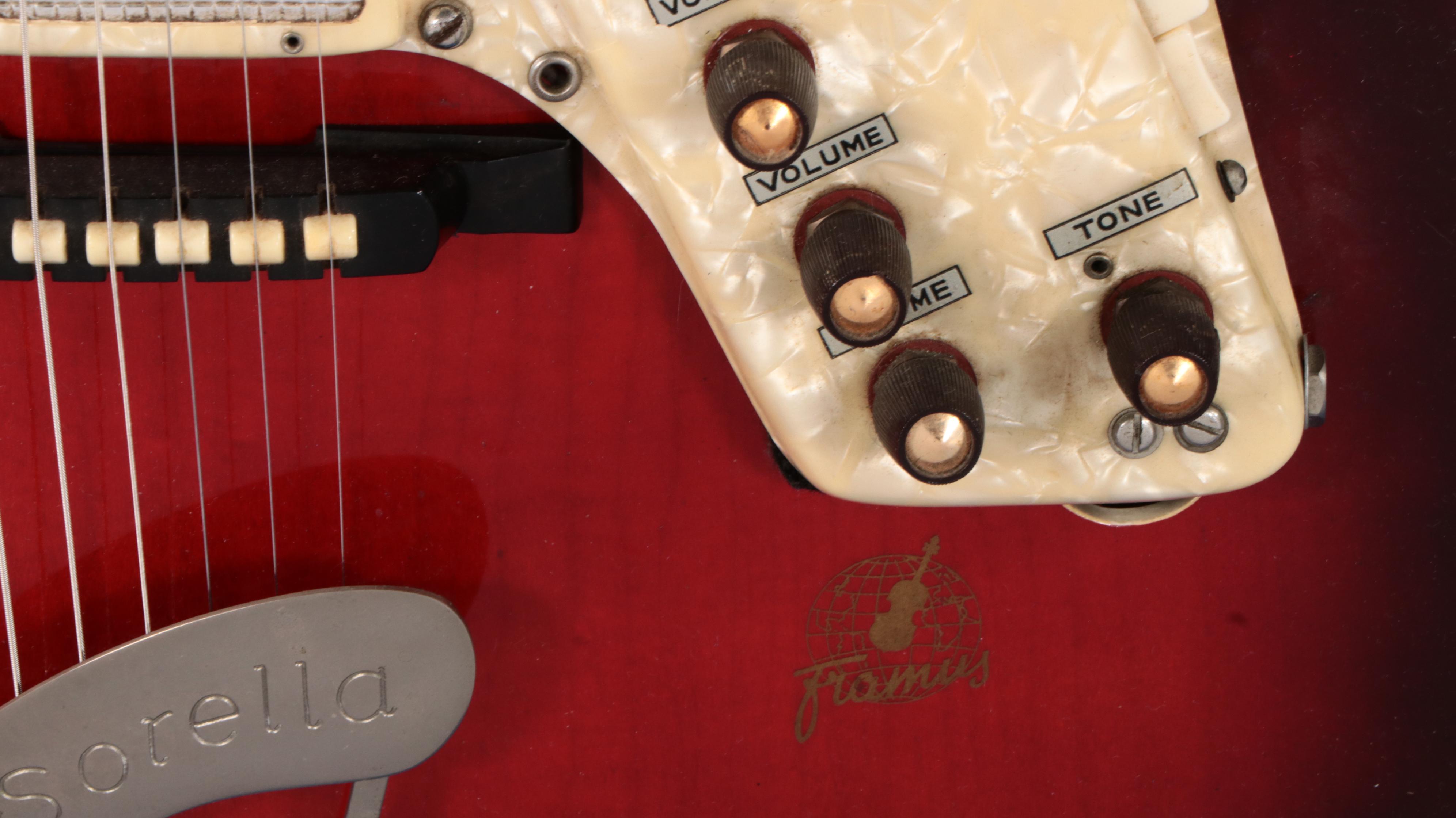 Jack White's Framus 5/59 Sorella Archtop Redburst Electric Hollow Body Guitar