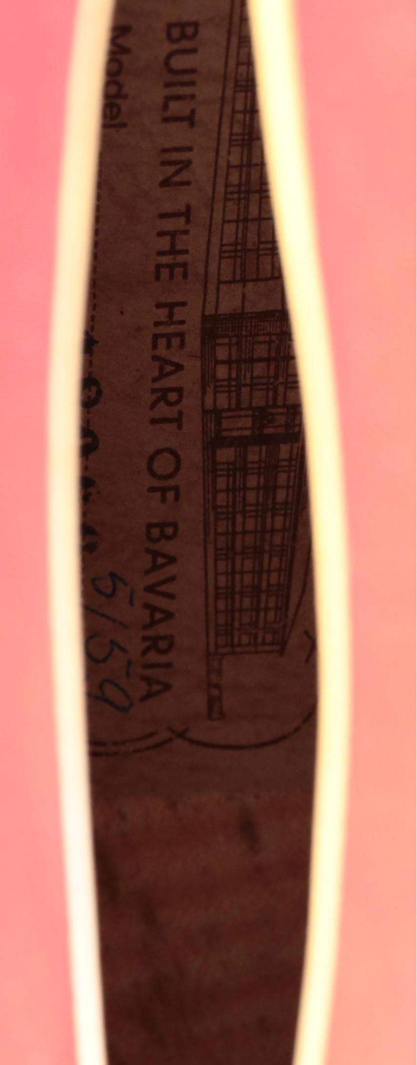 Jack White's Framus 5/59 Sorella Archtop Redburst Electric Hollow Body Guitar