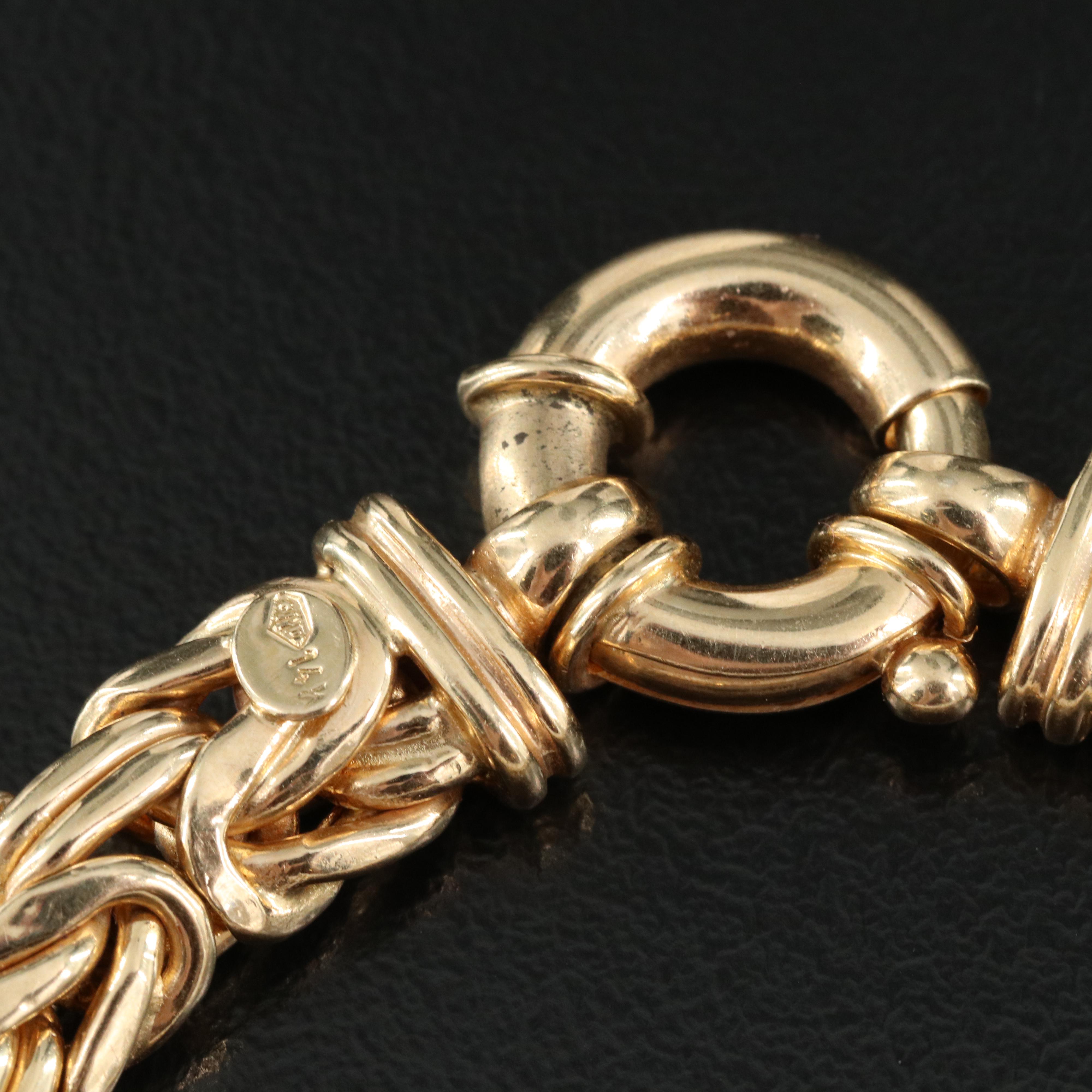 14K Byzantine Bracelet