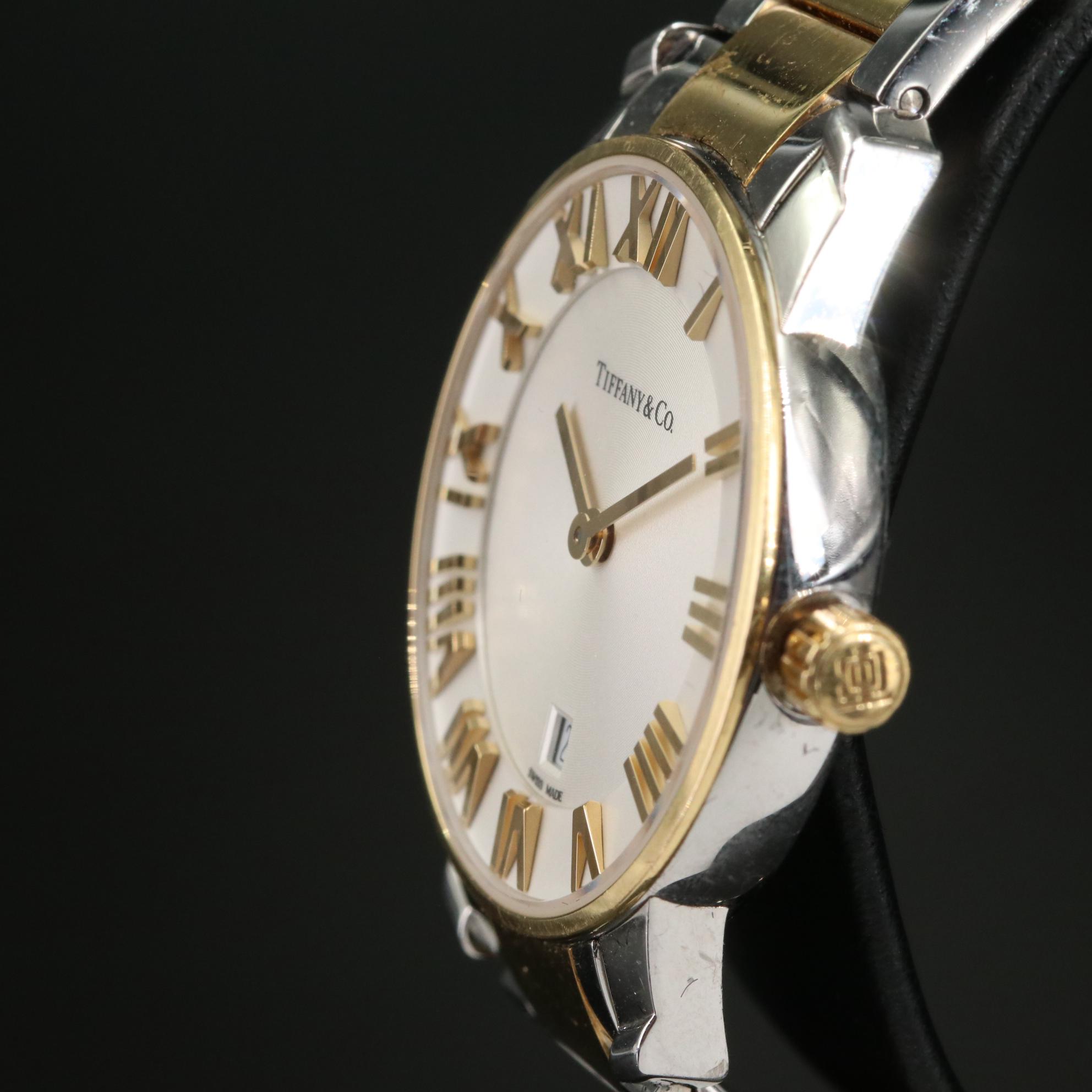 Tiffany & Co. Atlas 2-Hand Stainless Steel Quartz Watch