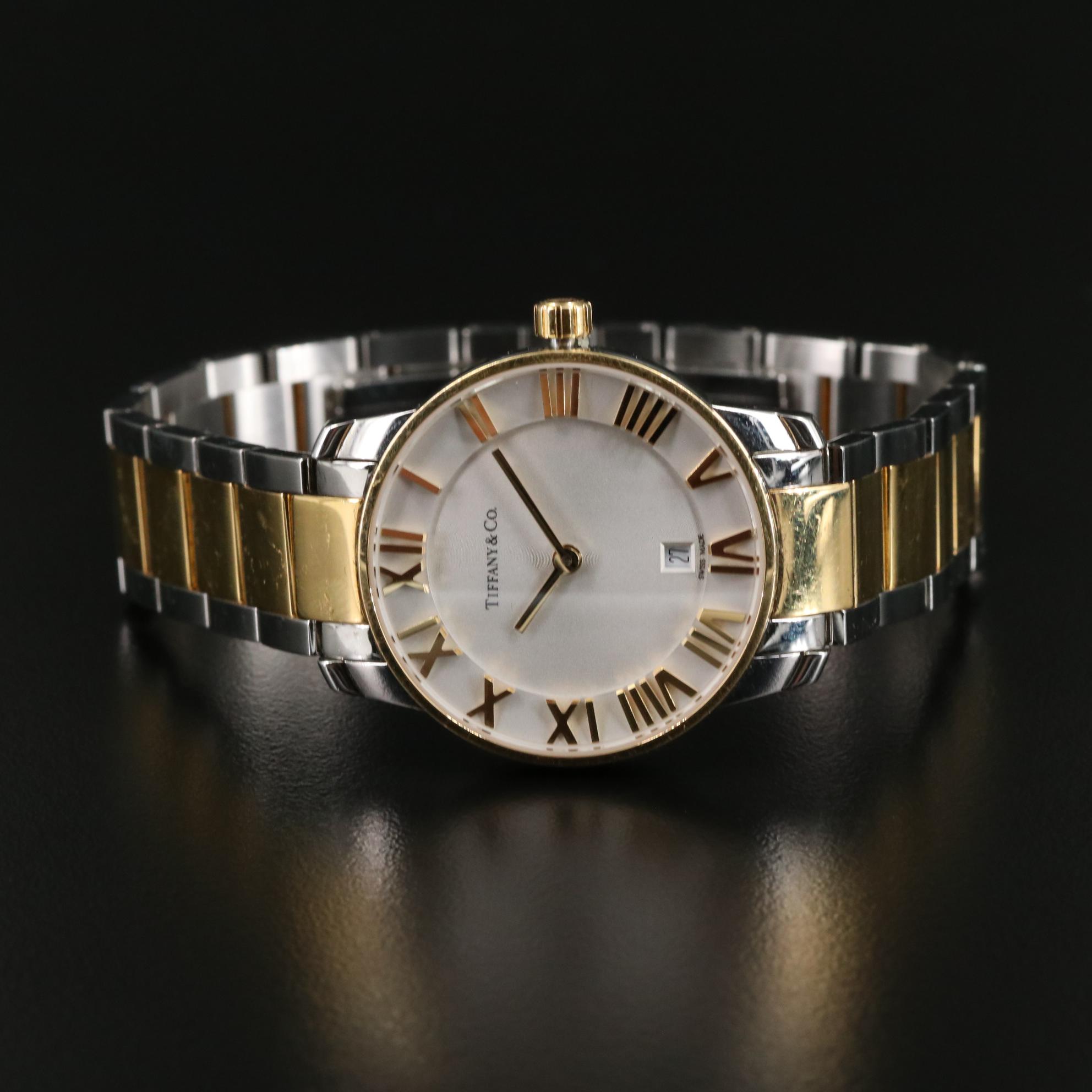 Tiffany & Co. Atlas 2-Hand Stainless Steel Quartz Watch