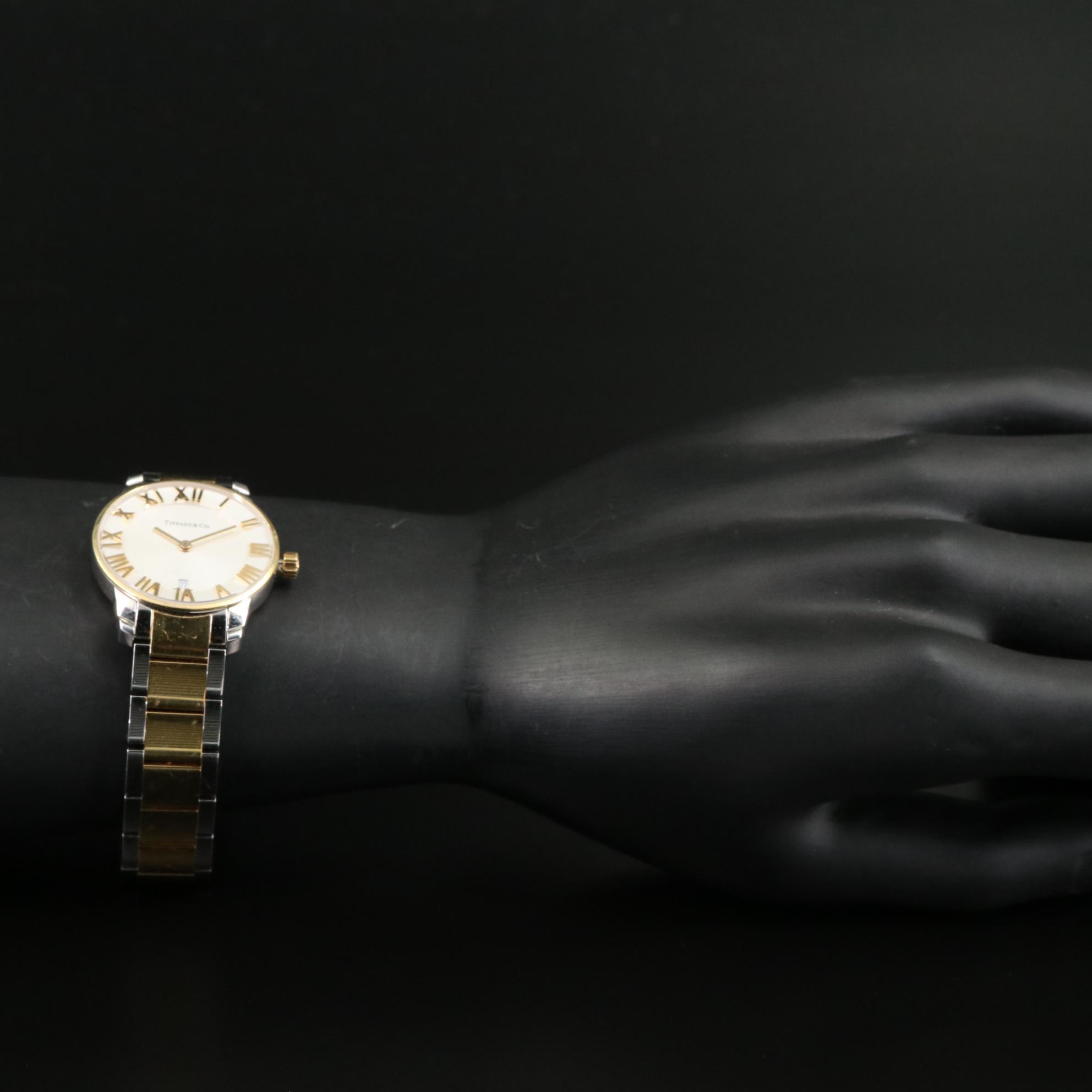 Tiffany & Co. Atlas 2-Hand Stainless Steel Quartz Watch