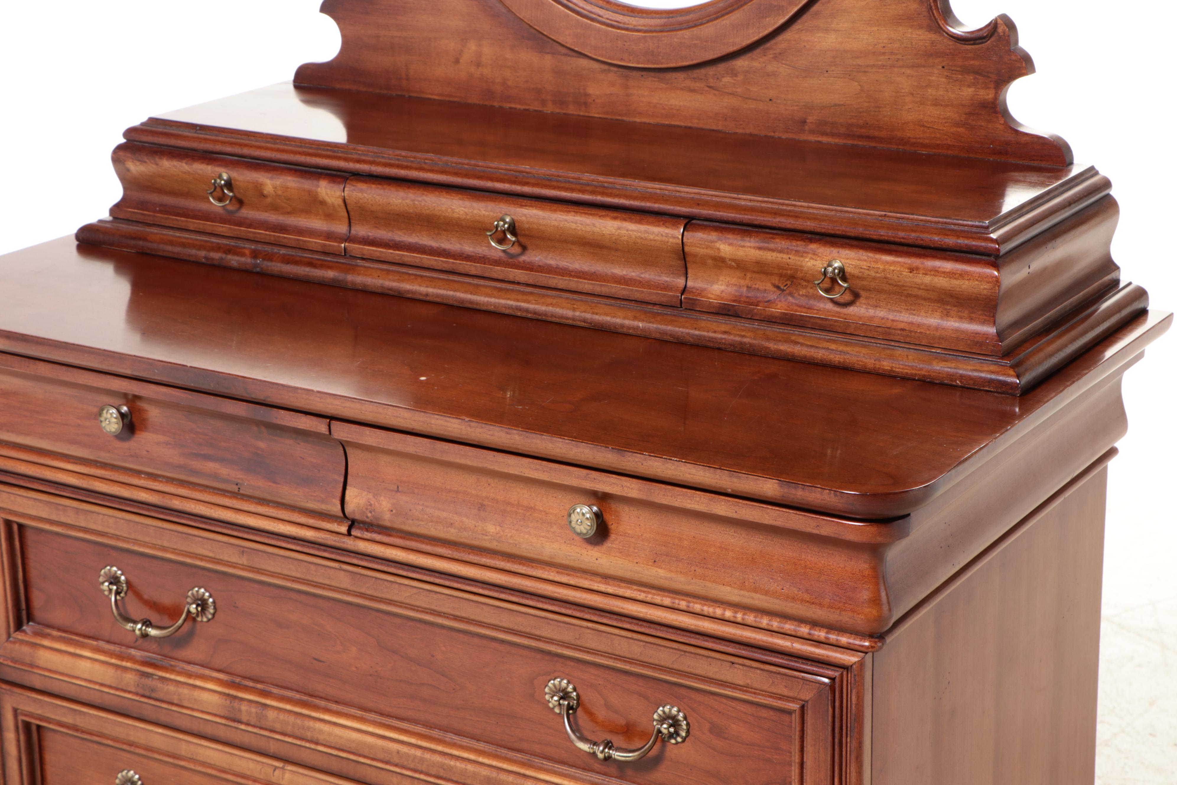 Henry Link "Chez MIchelle" Louis Philippe Style Cherrywood and Maple Dresser