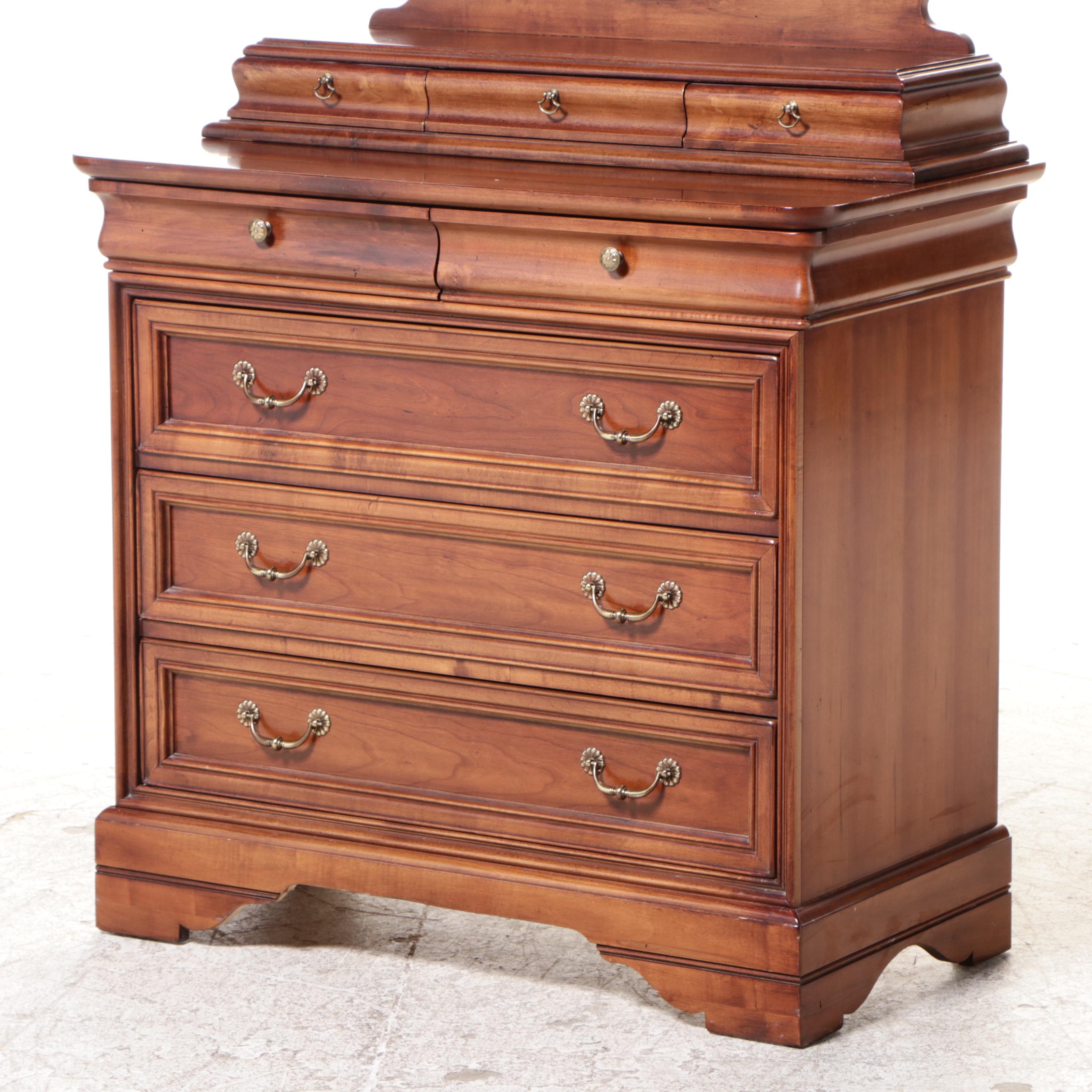 Henry Link "Chez MIchelle" Louis Philippe Style Cherrywood and Maple Dresser