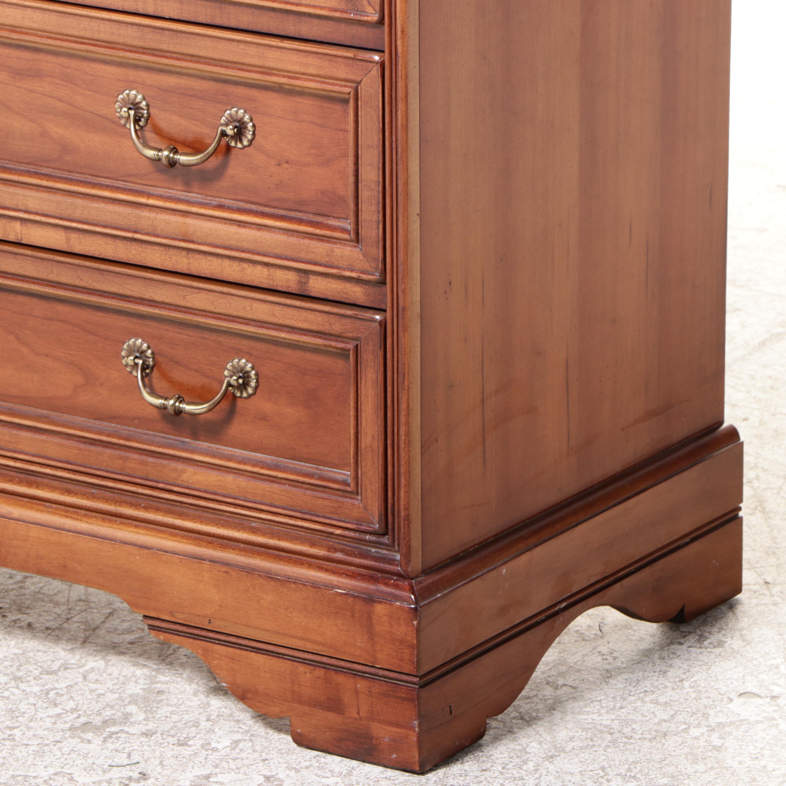 Henry Link "Chez MIchelle" Louis Philippe Style Cherrywood and Maple Dresser