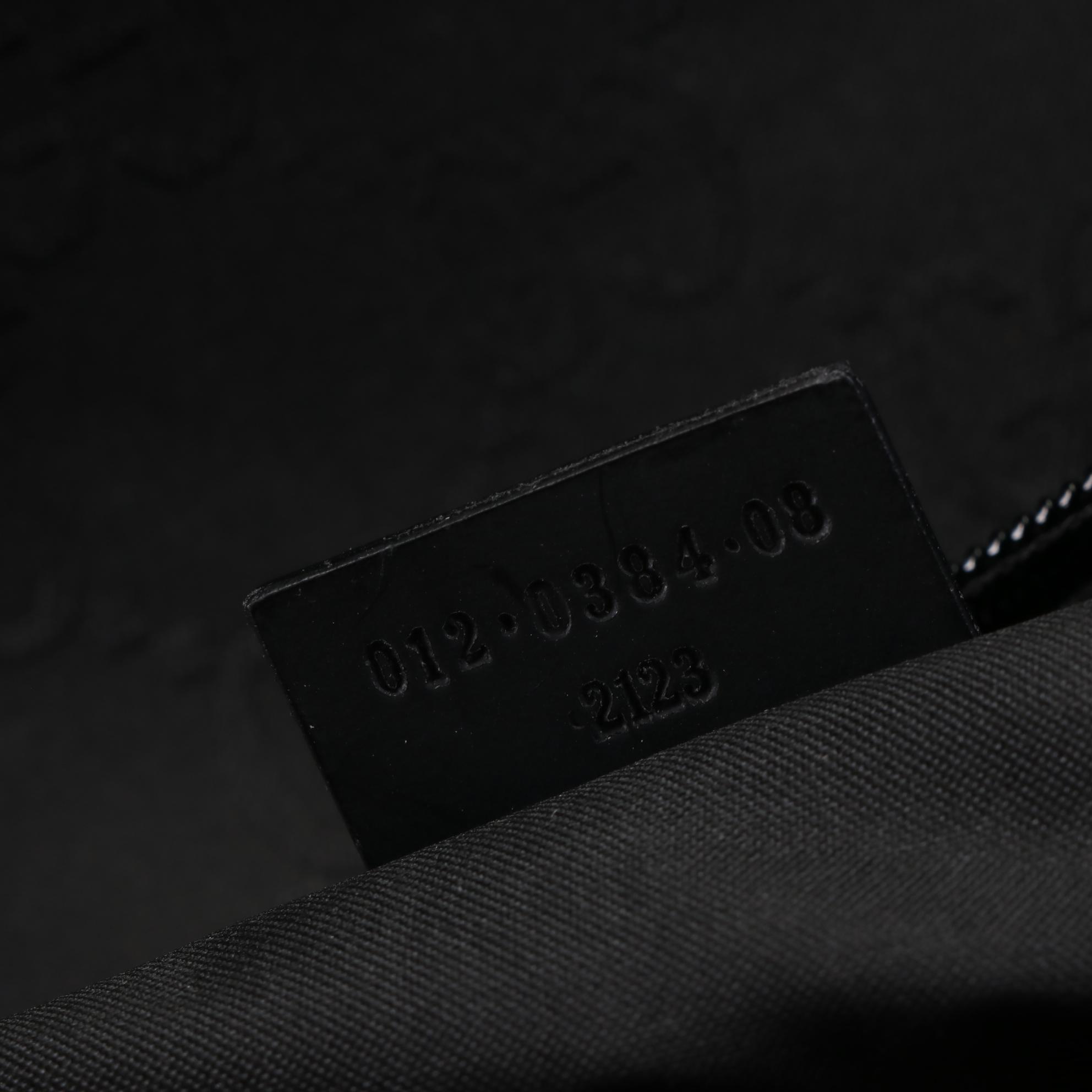 Gucci Large Hobo Bag in GG Nylon Jacquard with Leather Trim