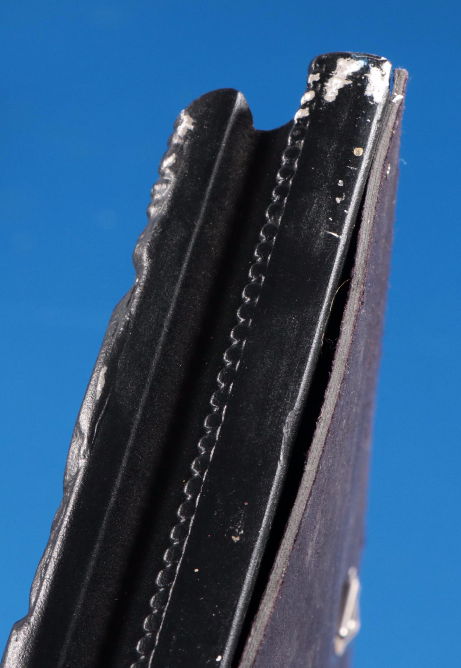 Victorian Style Black Painted Carved Wood Picture Frames