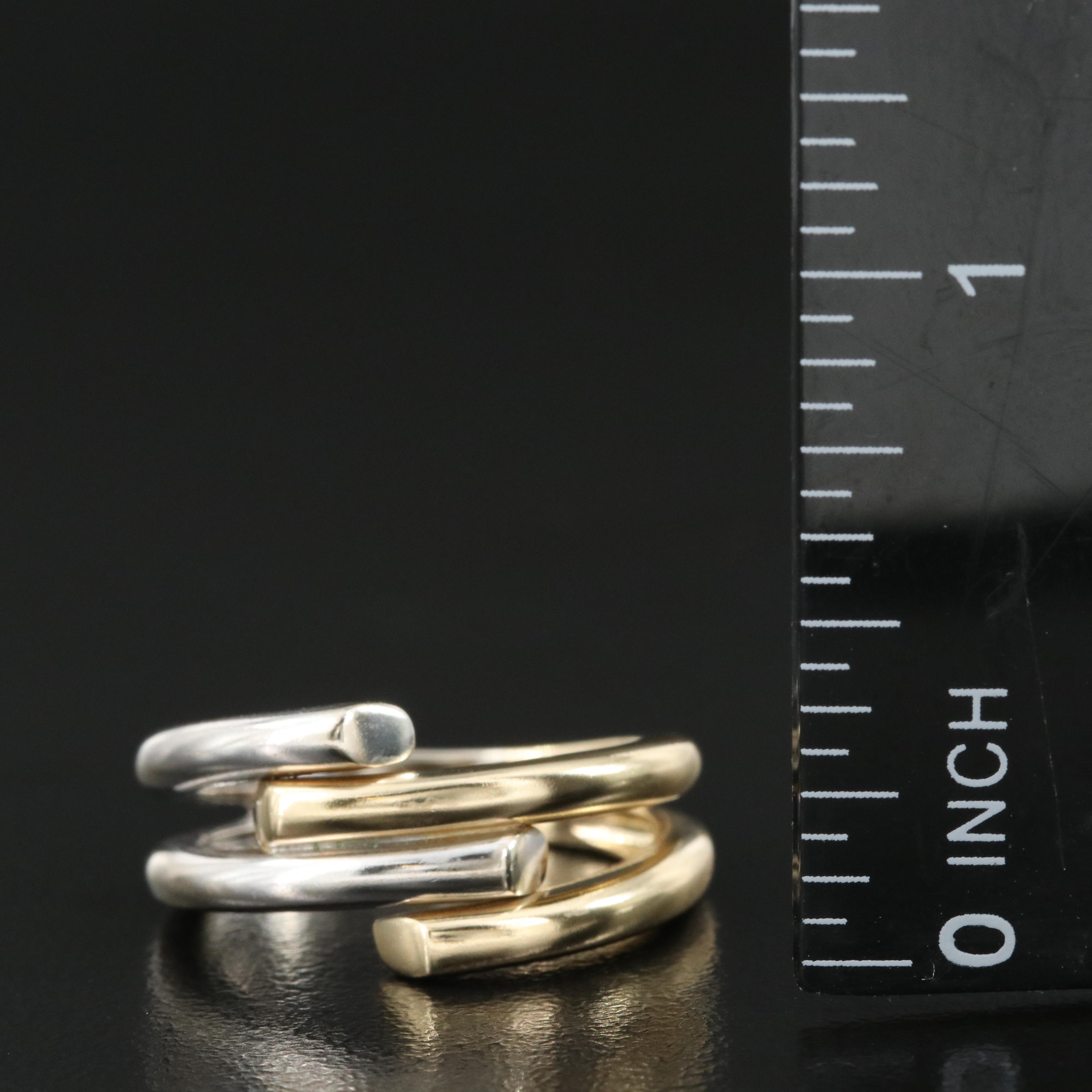 14K Overlapping Band