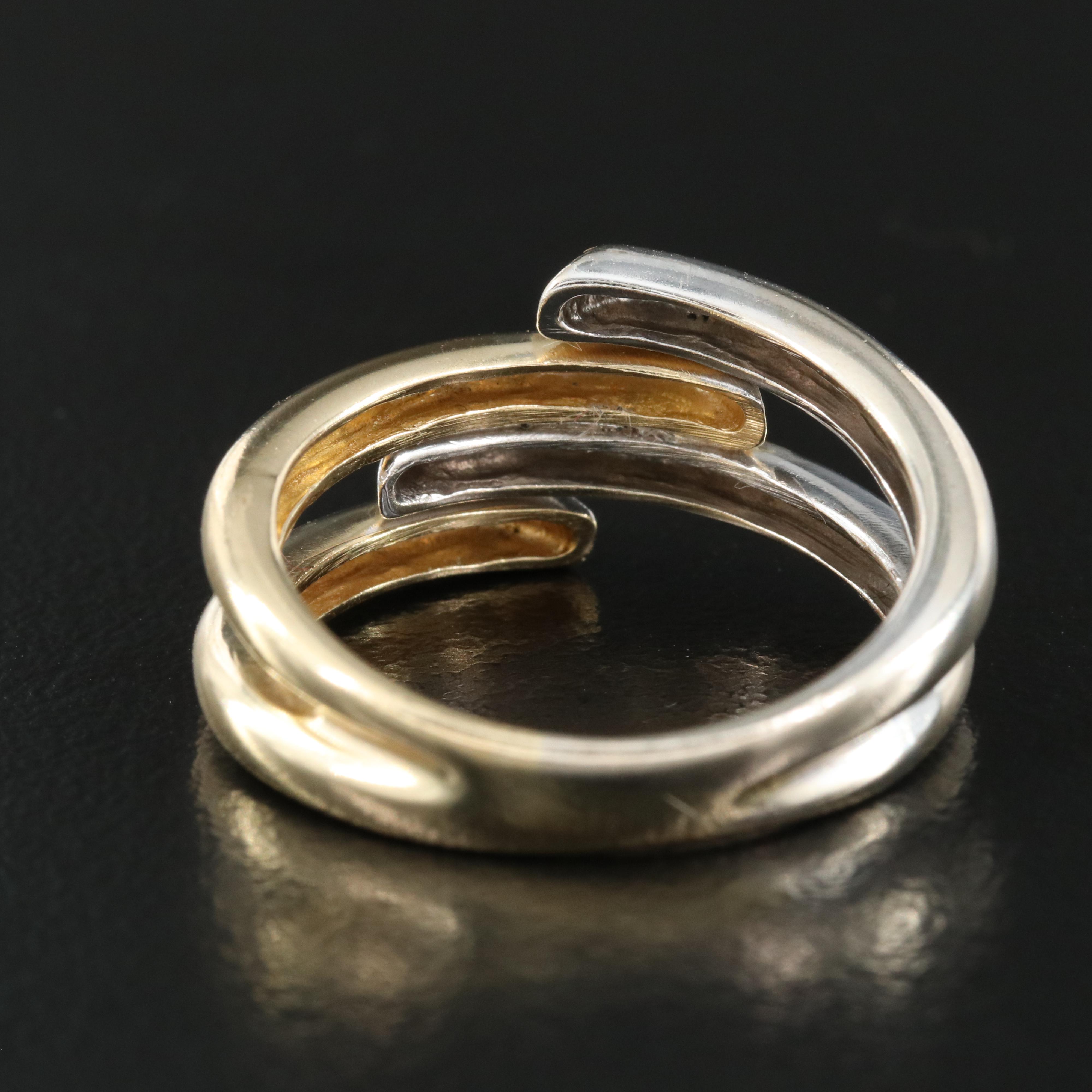 14K Overlapping Band