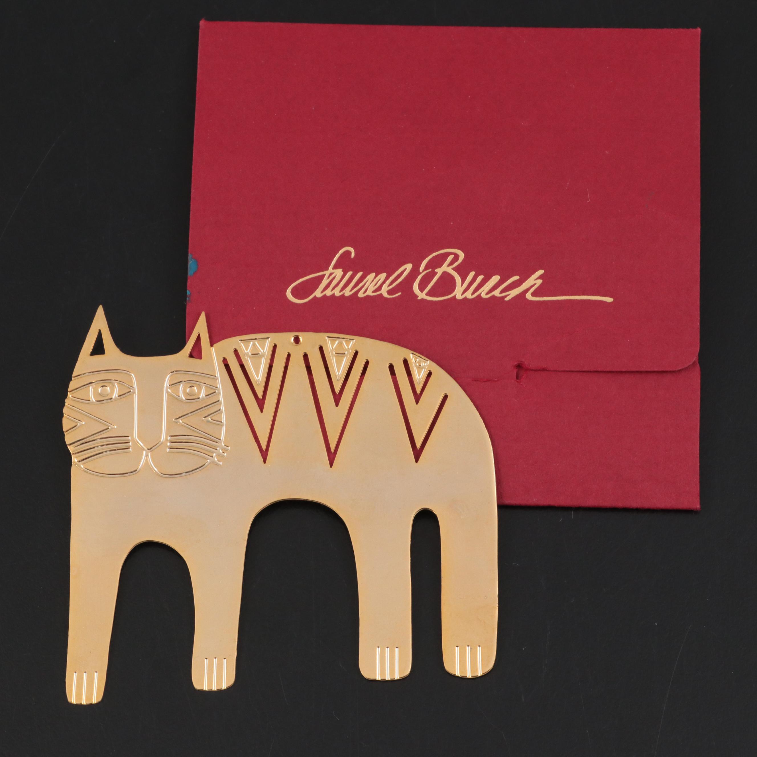 Laurel Burch "Magic Cat" Bookmark, 1991