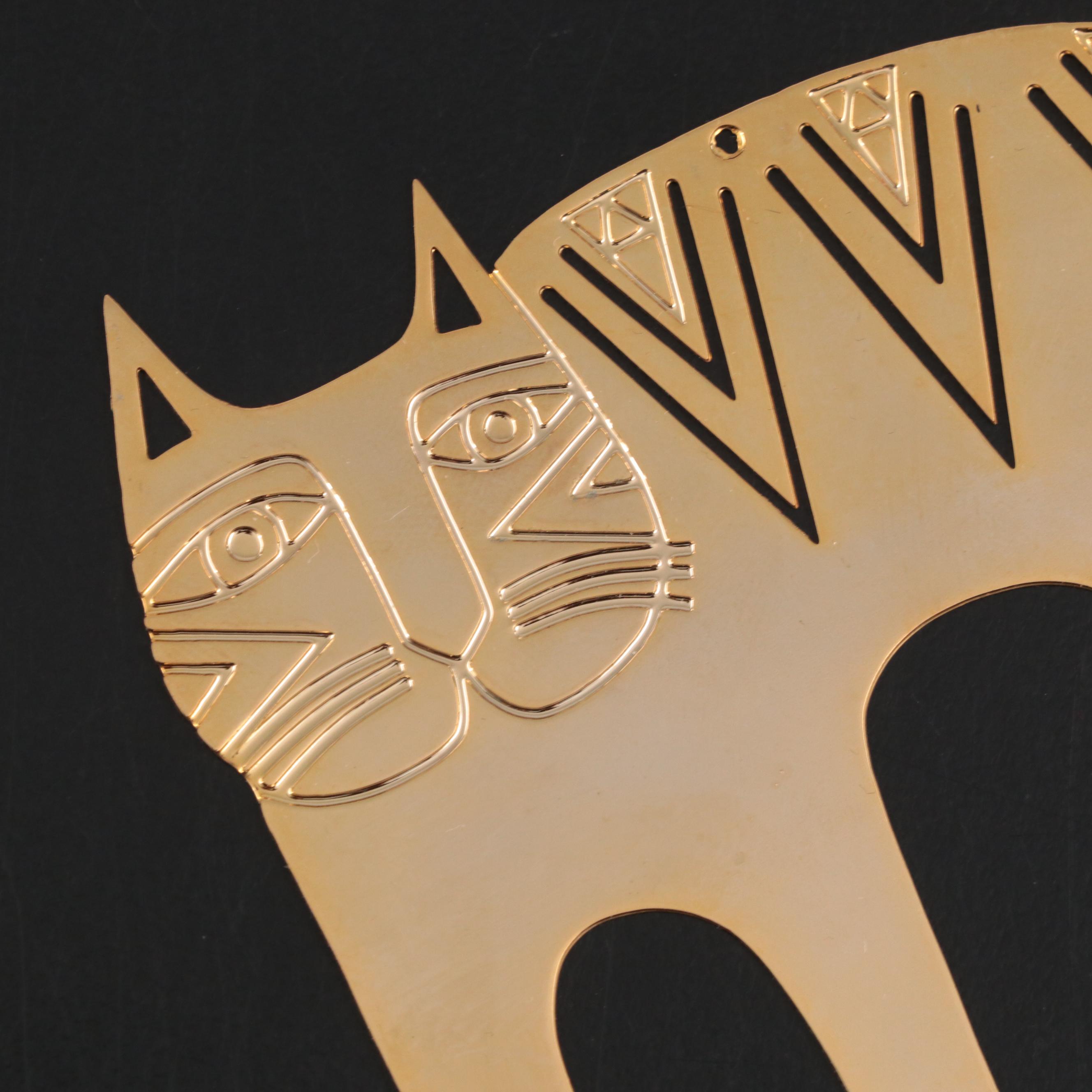 Laurel Burch "Magic Cat" Bookmark, 1991