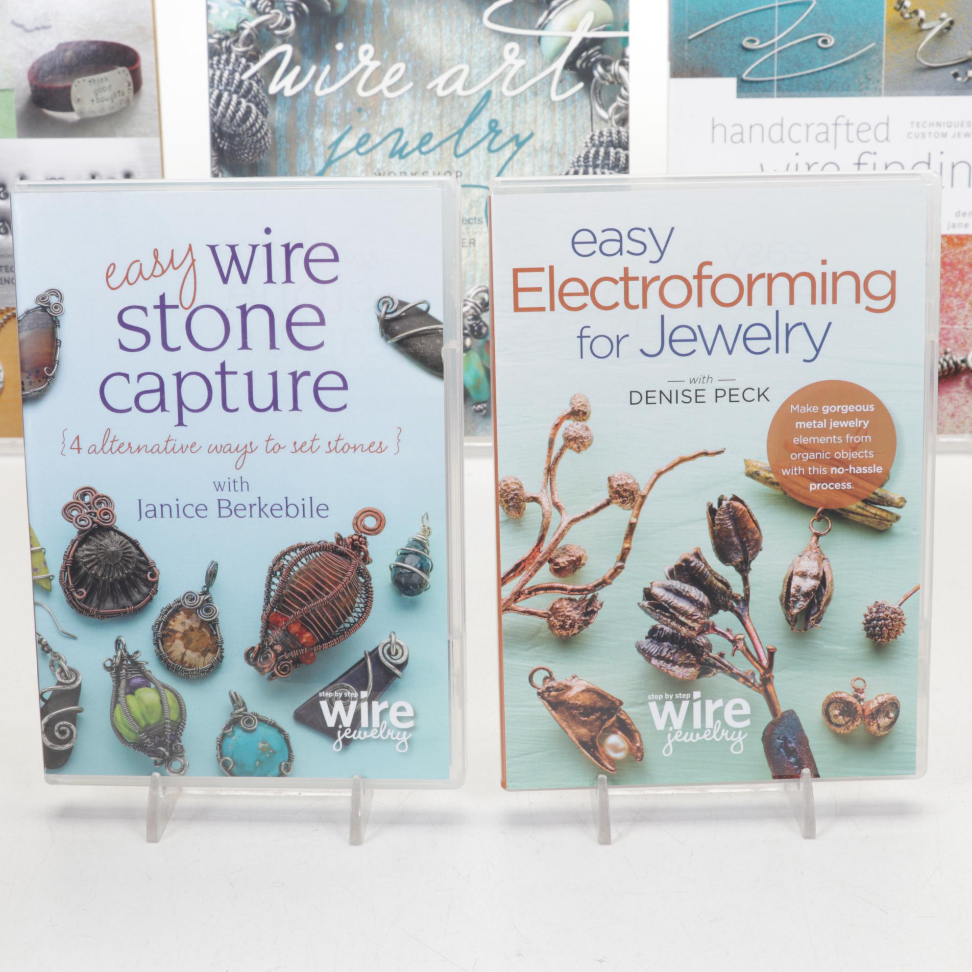 Jewelry Making Tools Including Mandrels, Tumbler, Doming Block, Punches and Wire