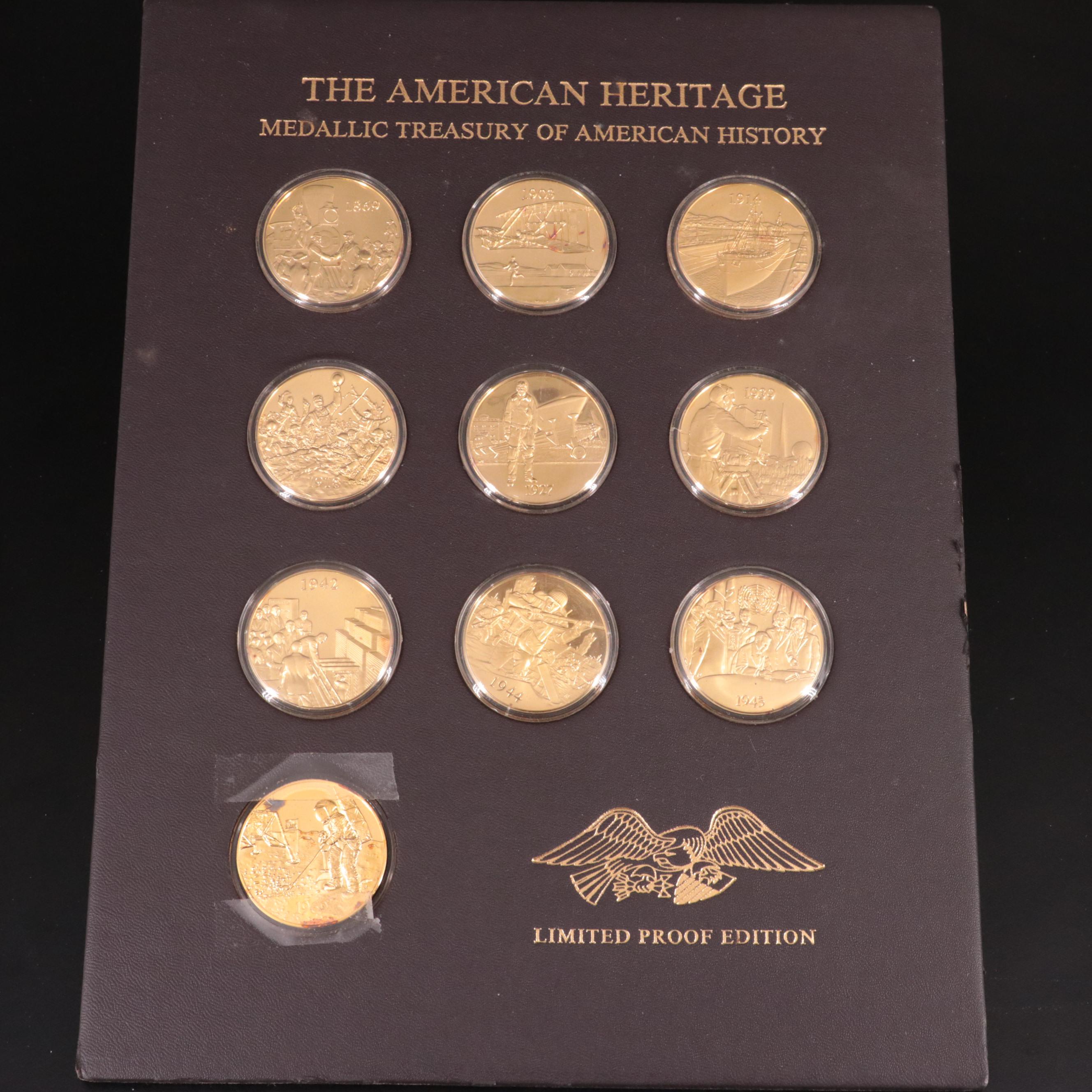 "The American Heritage" Medalic Treasury of American History