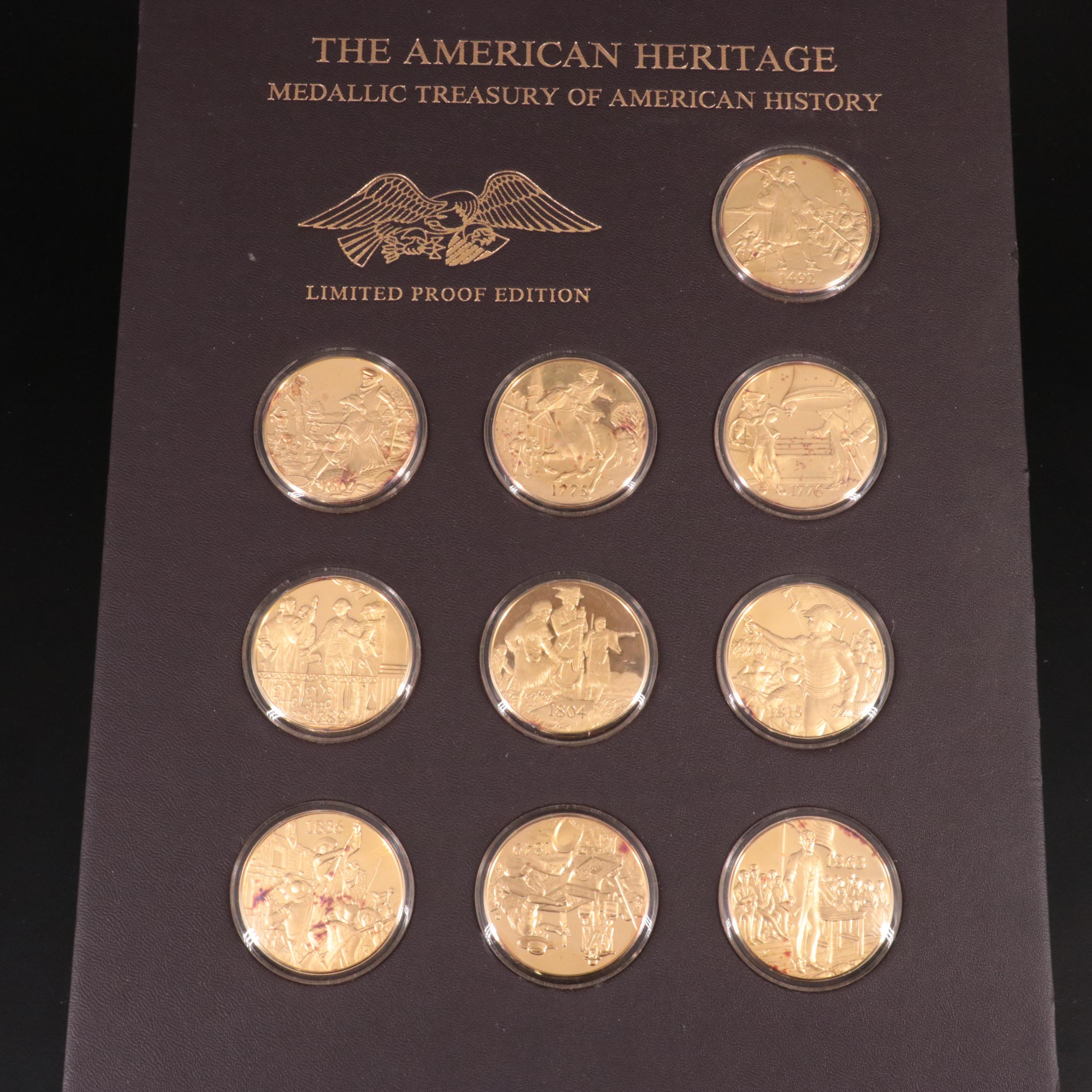 "The American Heritage" Medalic Treasury of American History