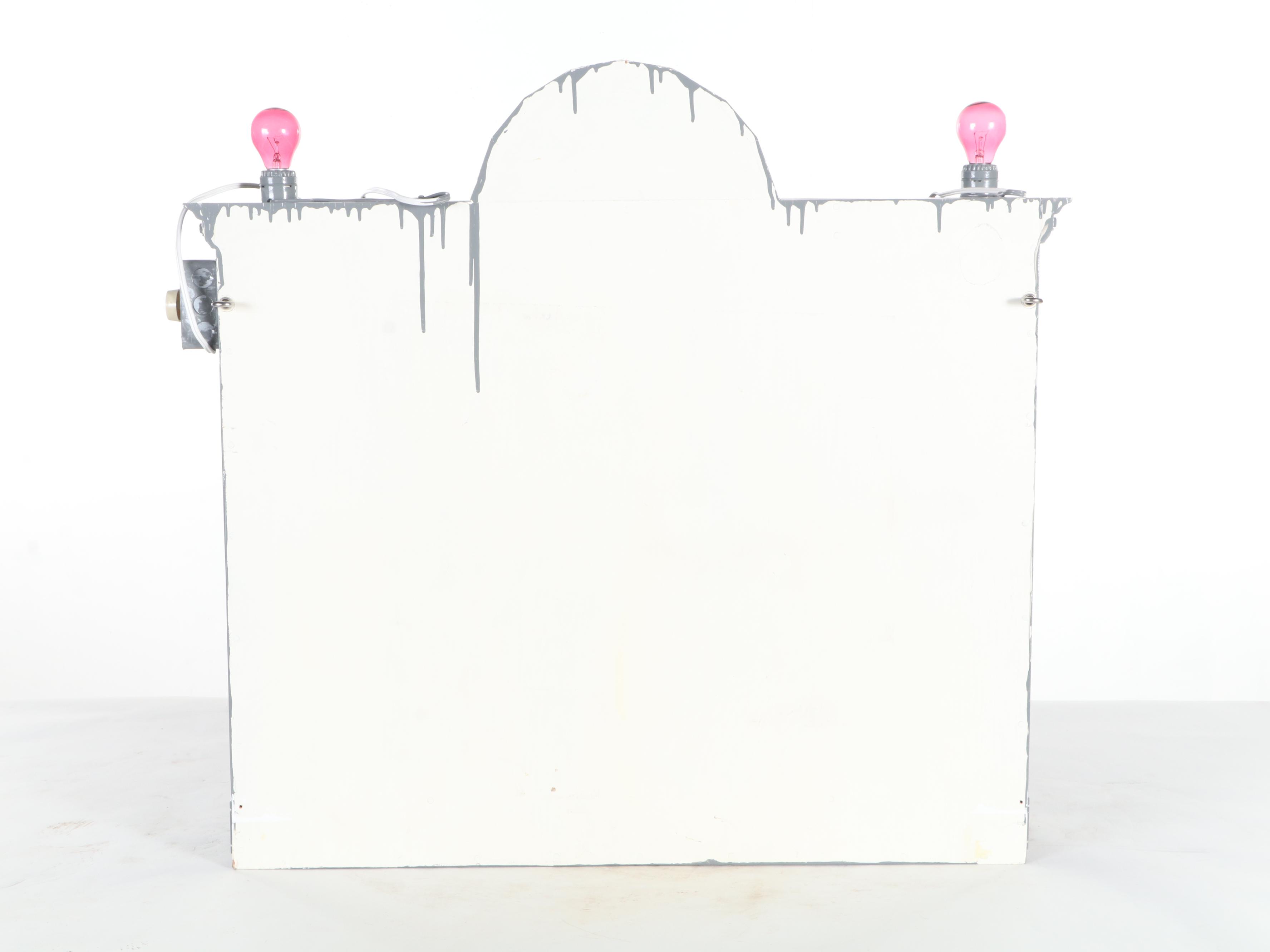 Elmer Ruff Assemblage Diorama "Rushville Center" 1968