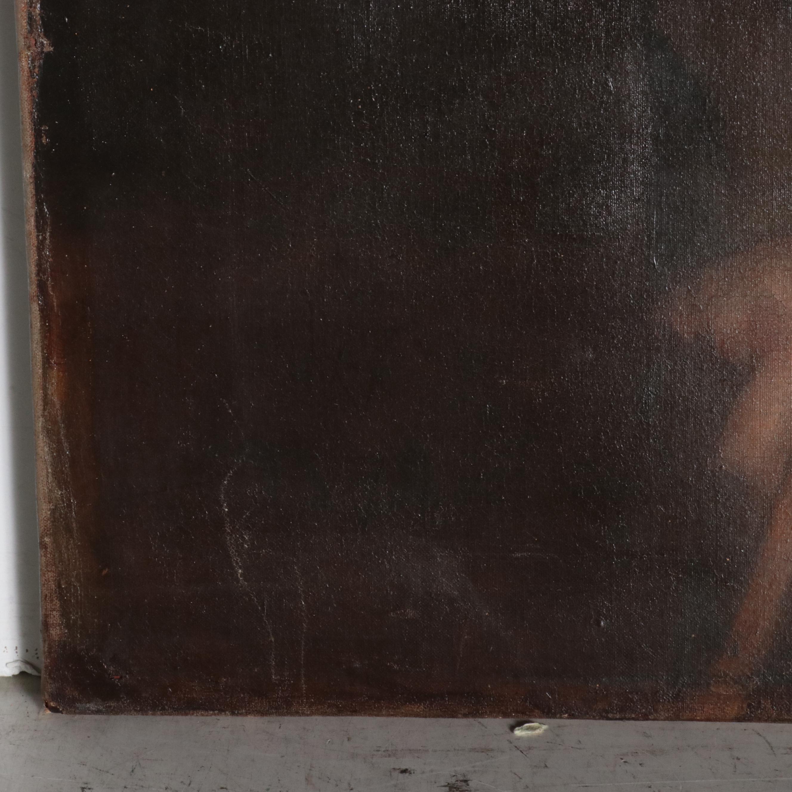 Portrait Oil Painting of a Standing Gentleman, 1870