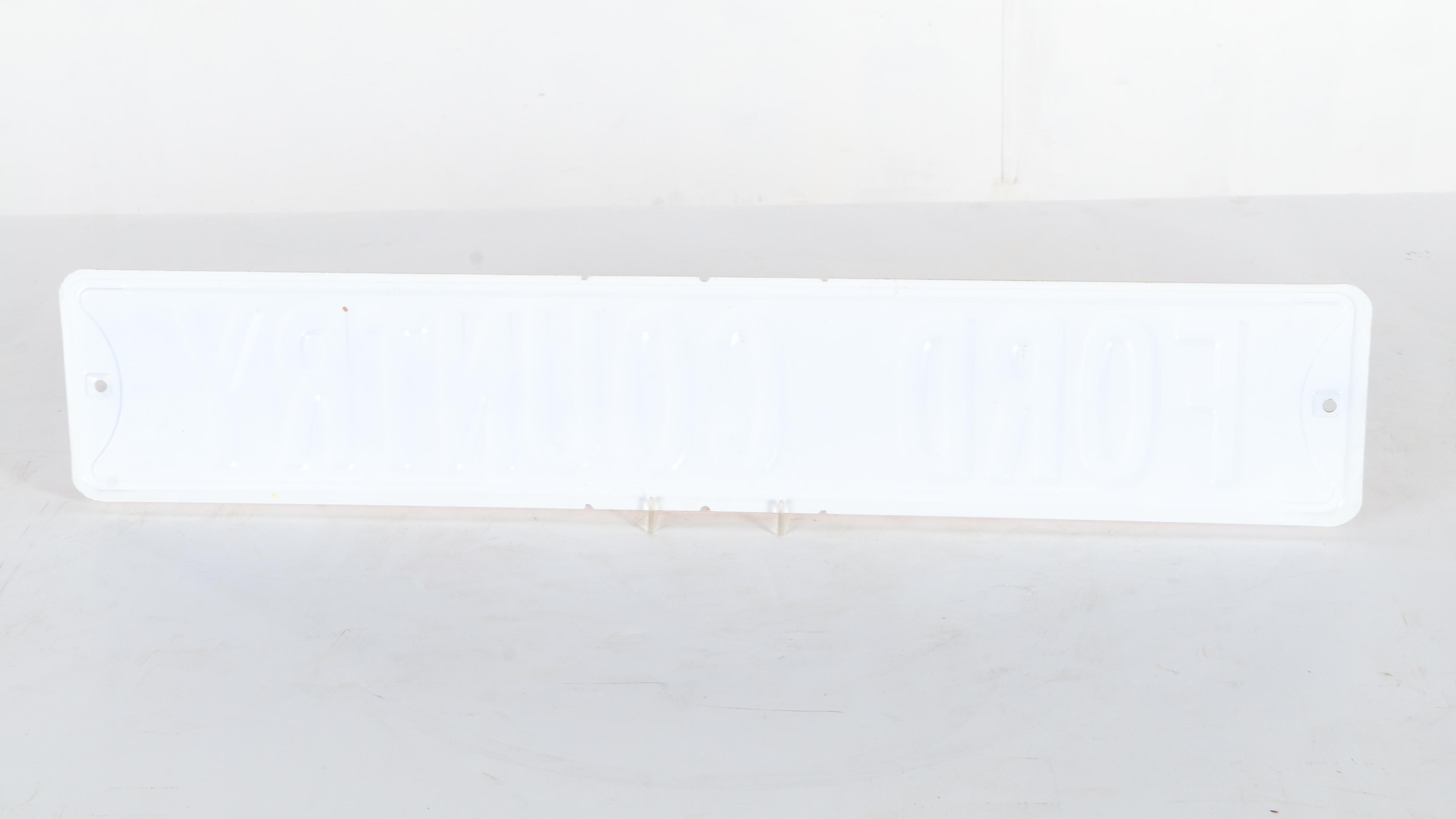 Ford Mustang and Shelby Cobra Signs and License Plate, Late 20th Century