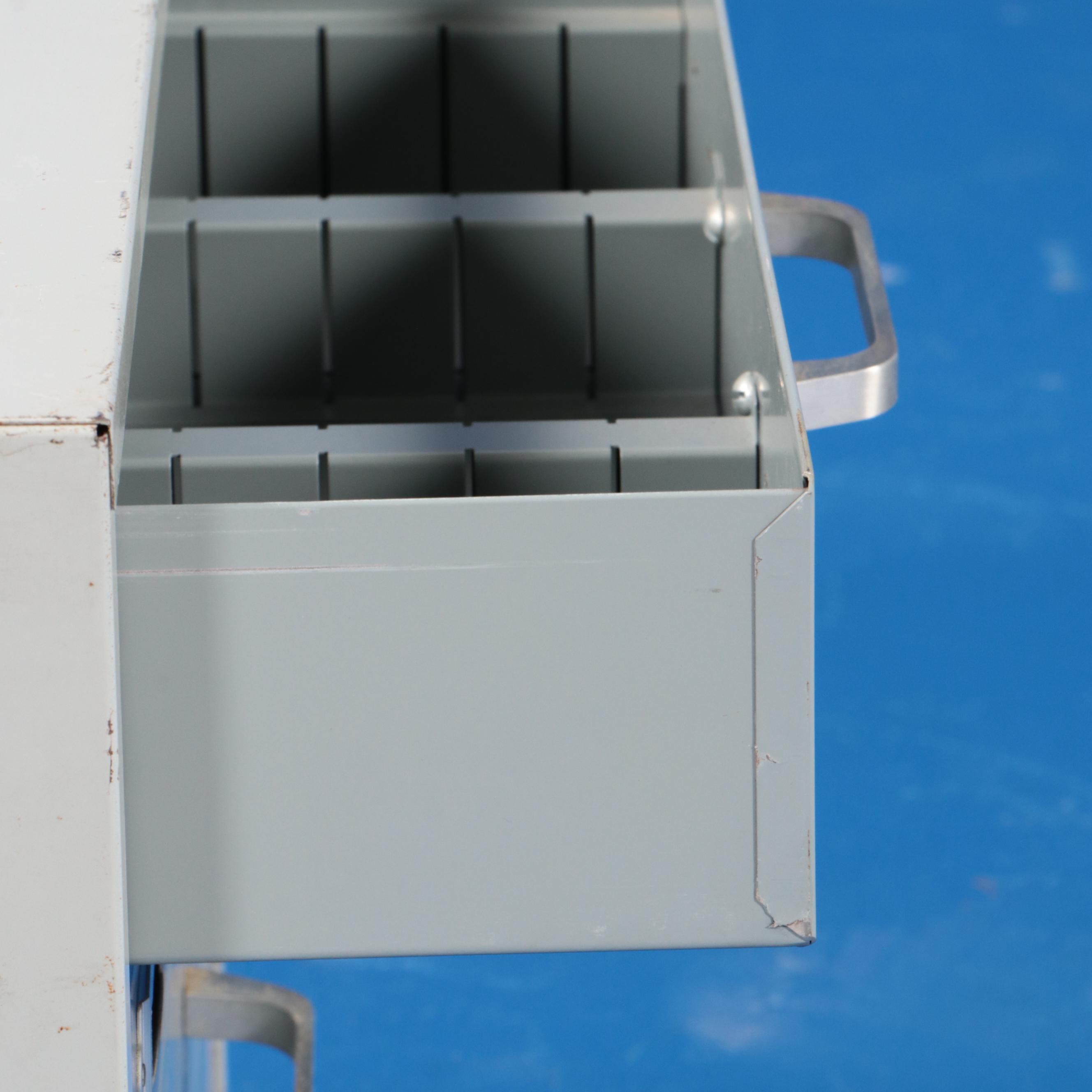 Metal Card Catalog Cabinet