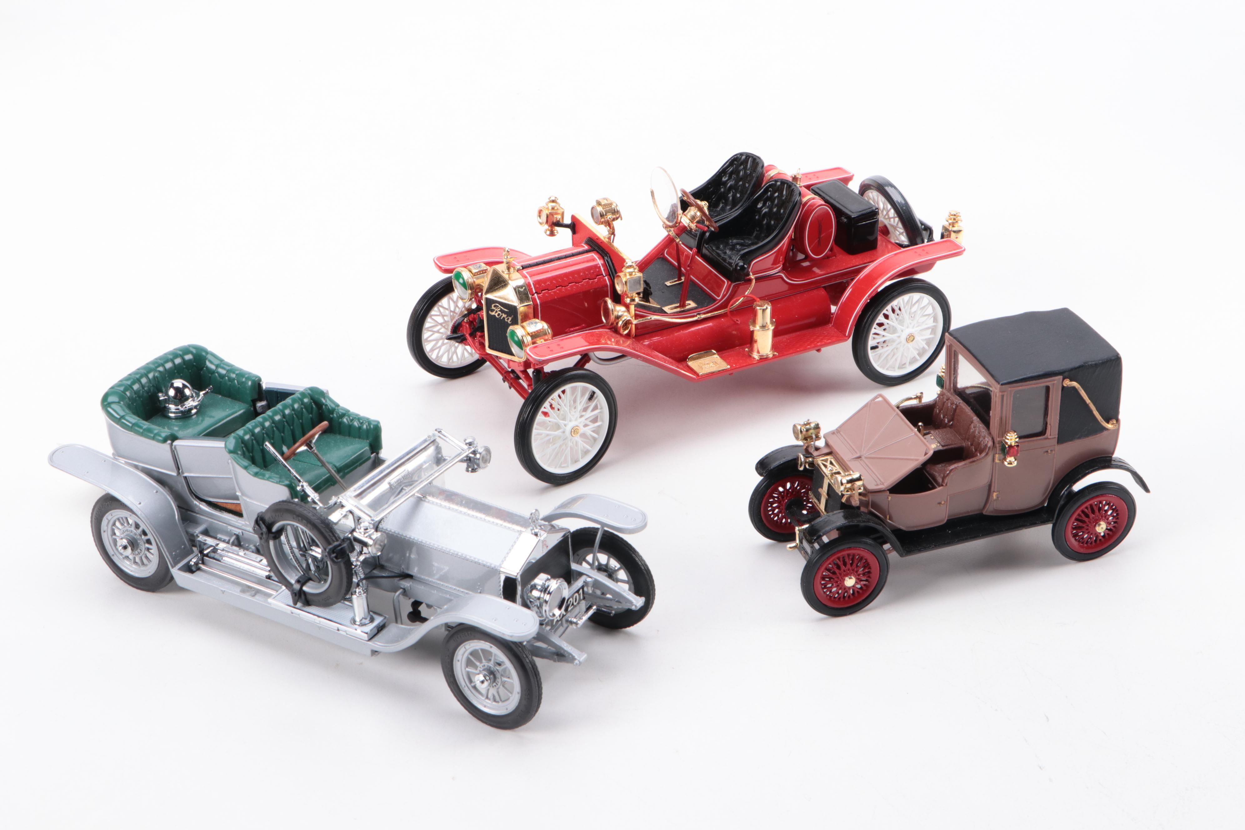 1912 Henderson, 1913 Mercer Raceabout Type 35, with More Model Car Kits