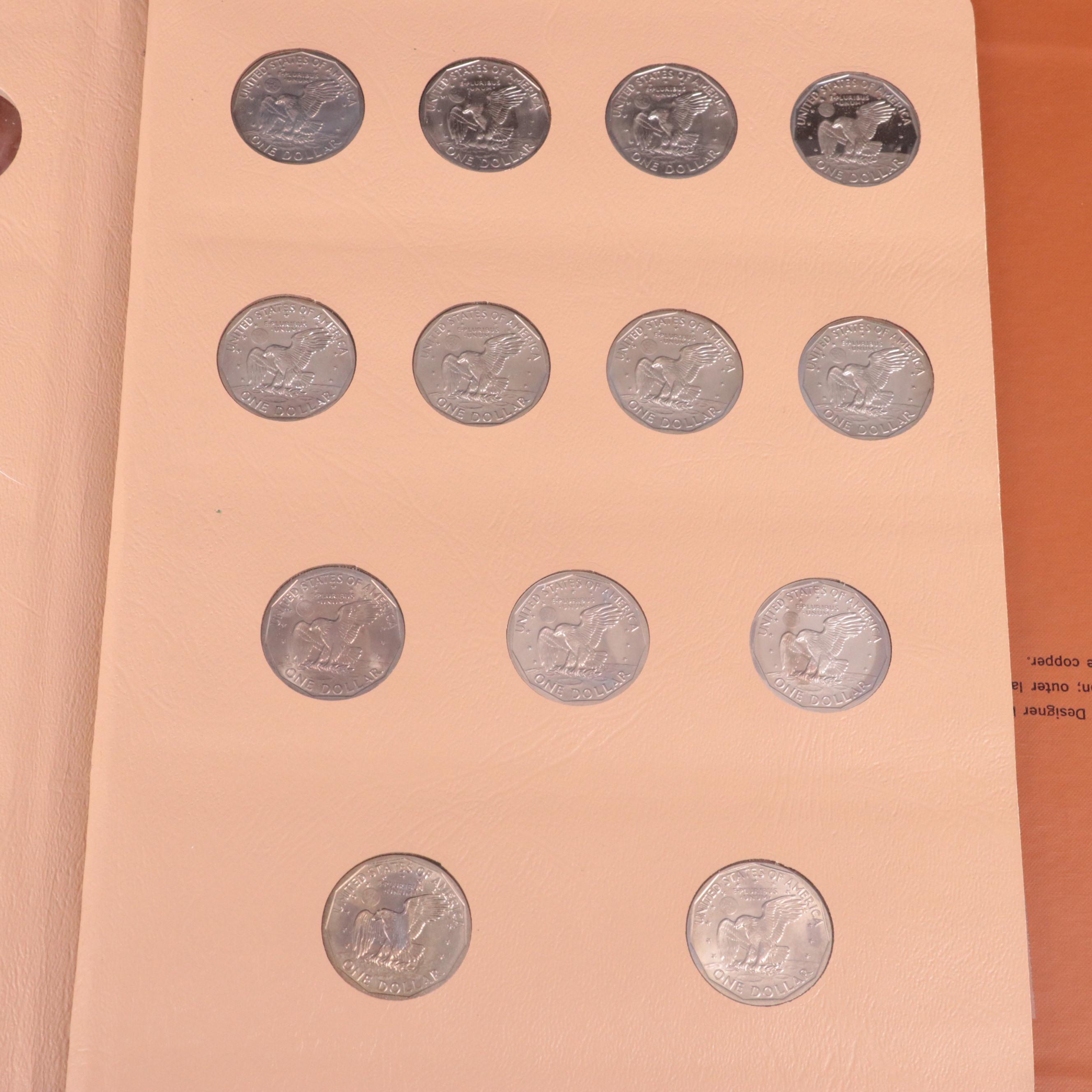 Complete Set of Susan B. Anthony Dollar Coins