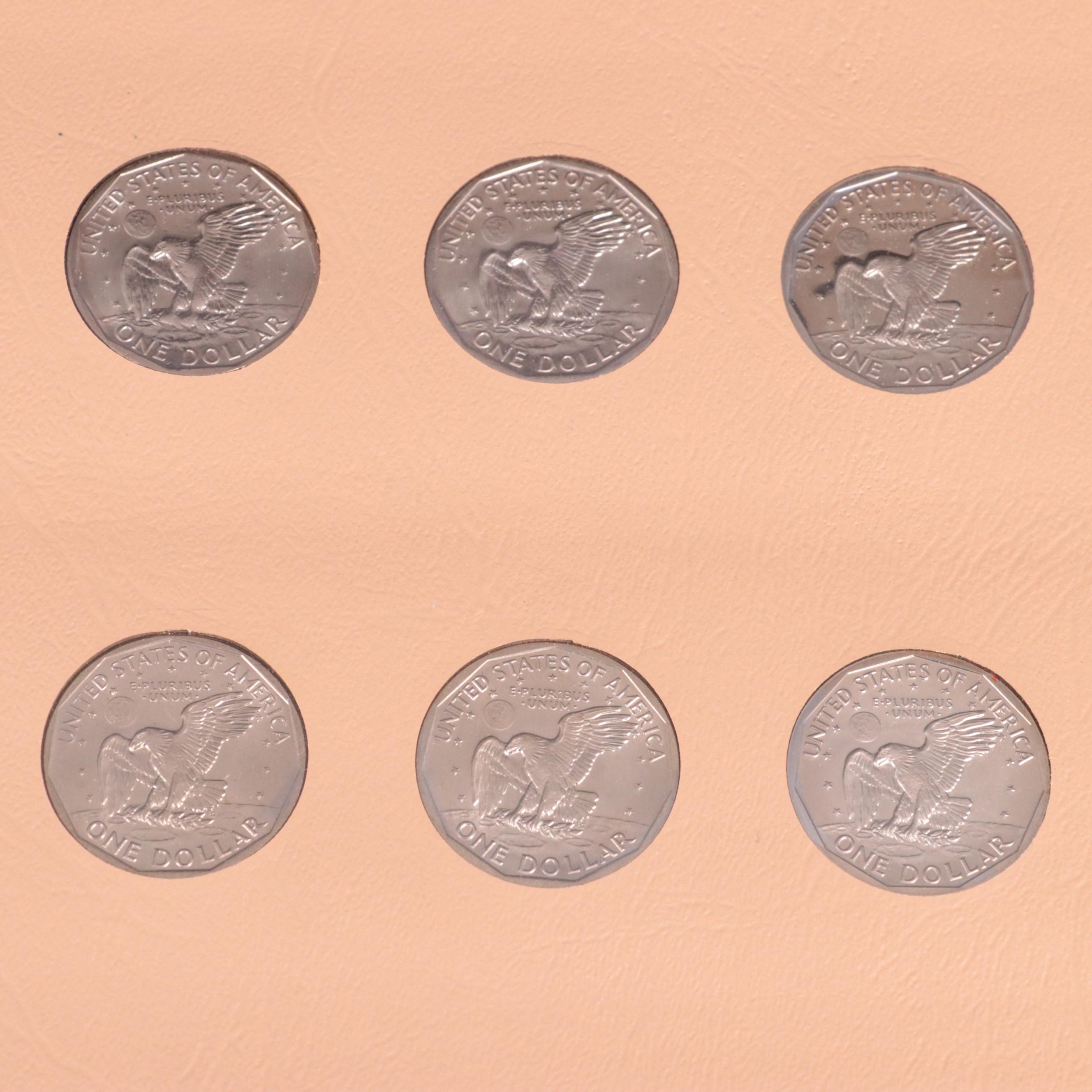 Complete Set of Susan B. Anthony Dollar Coins