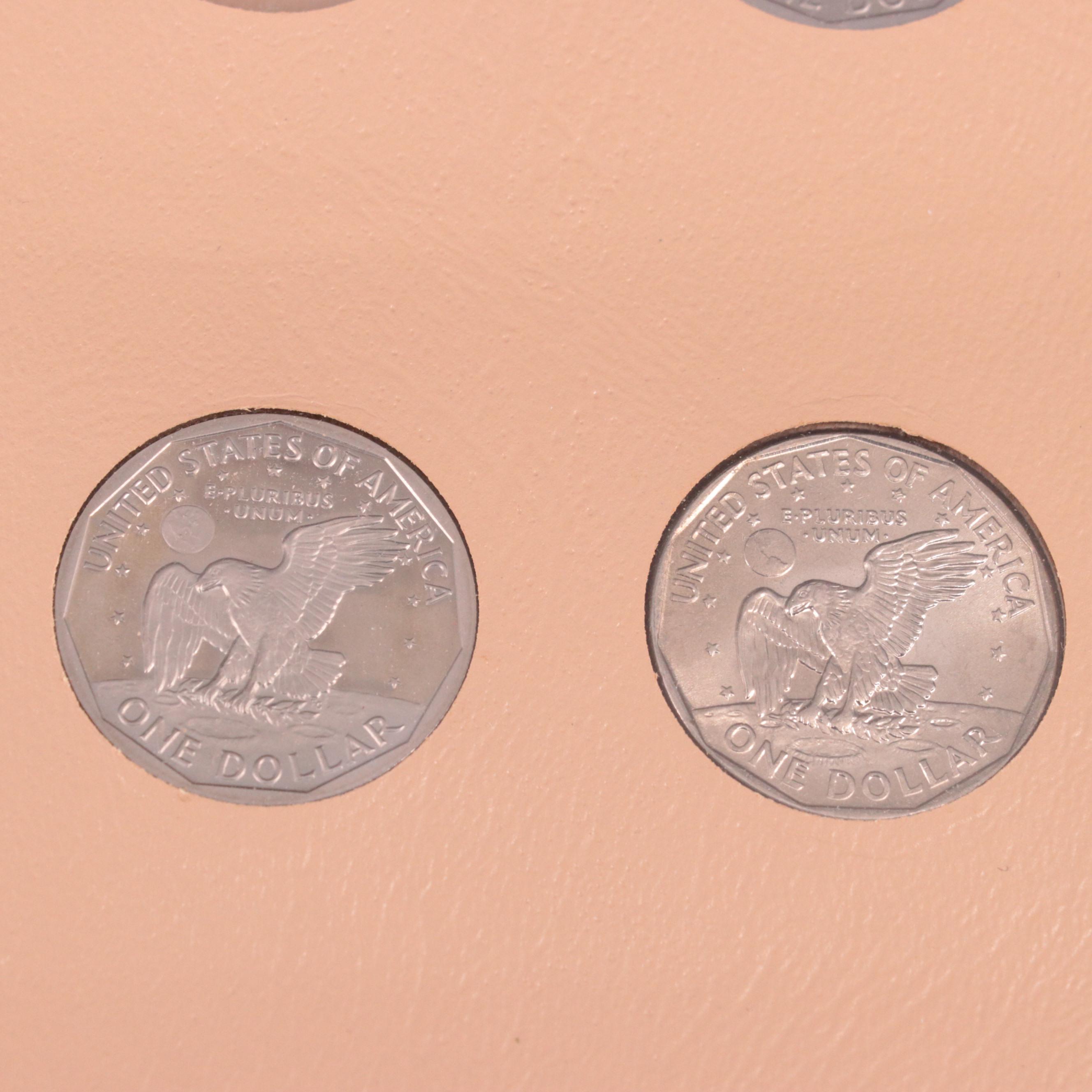 Complete Set of Susan B. Anthony Dollar Coins