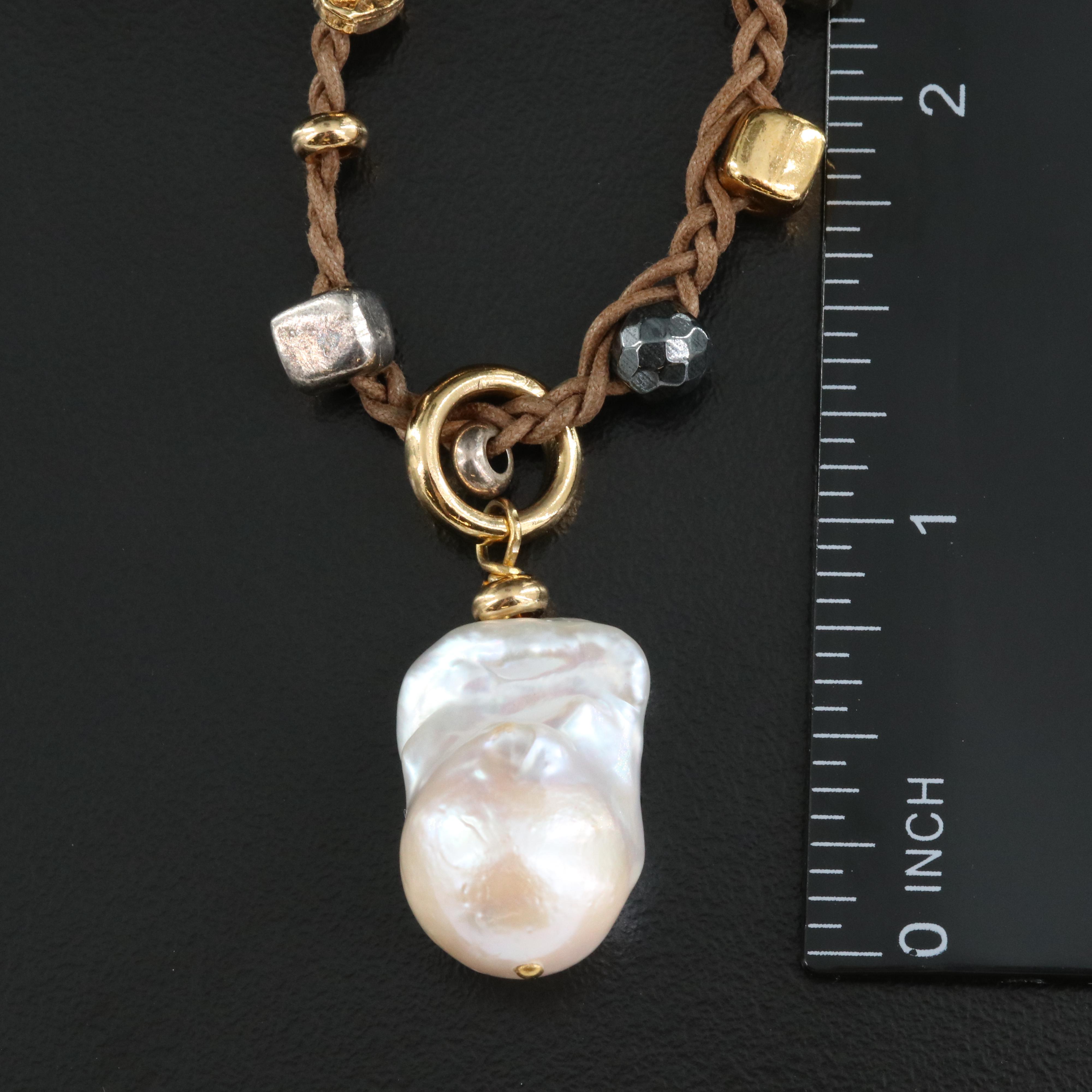 Velatti 'Tress' and Endless Pearl Necklaces