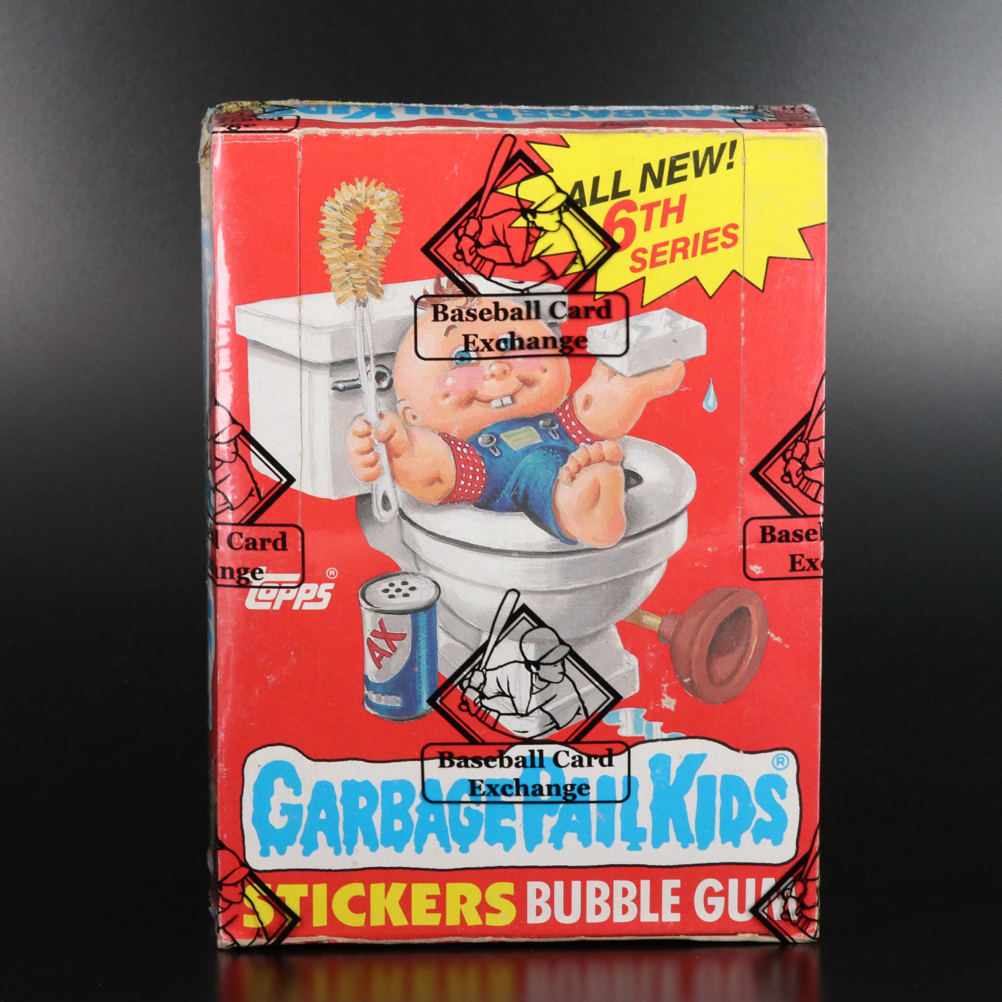 1986 Topps Garbage Pail Kids Trading Cards Sealed Series 6 Wax Box