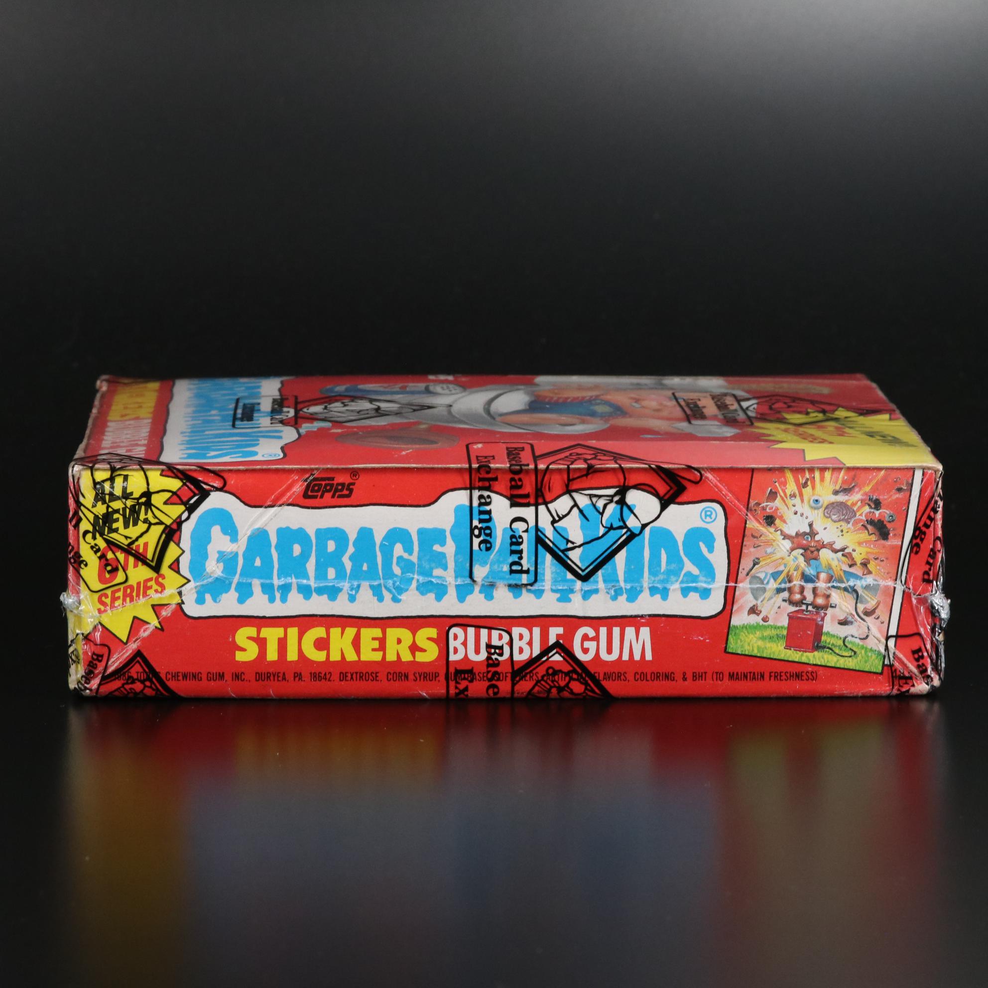 1986 Topps Garbage Pail Kids Trading Cards Sealed Series 6 Wax Box