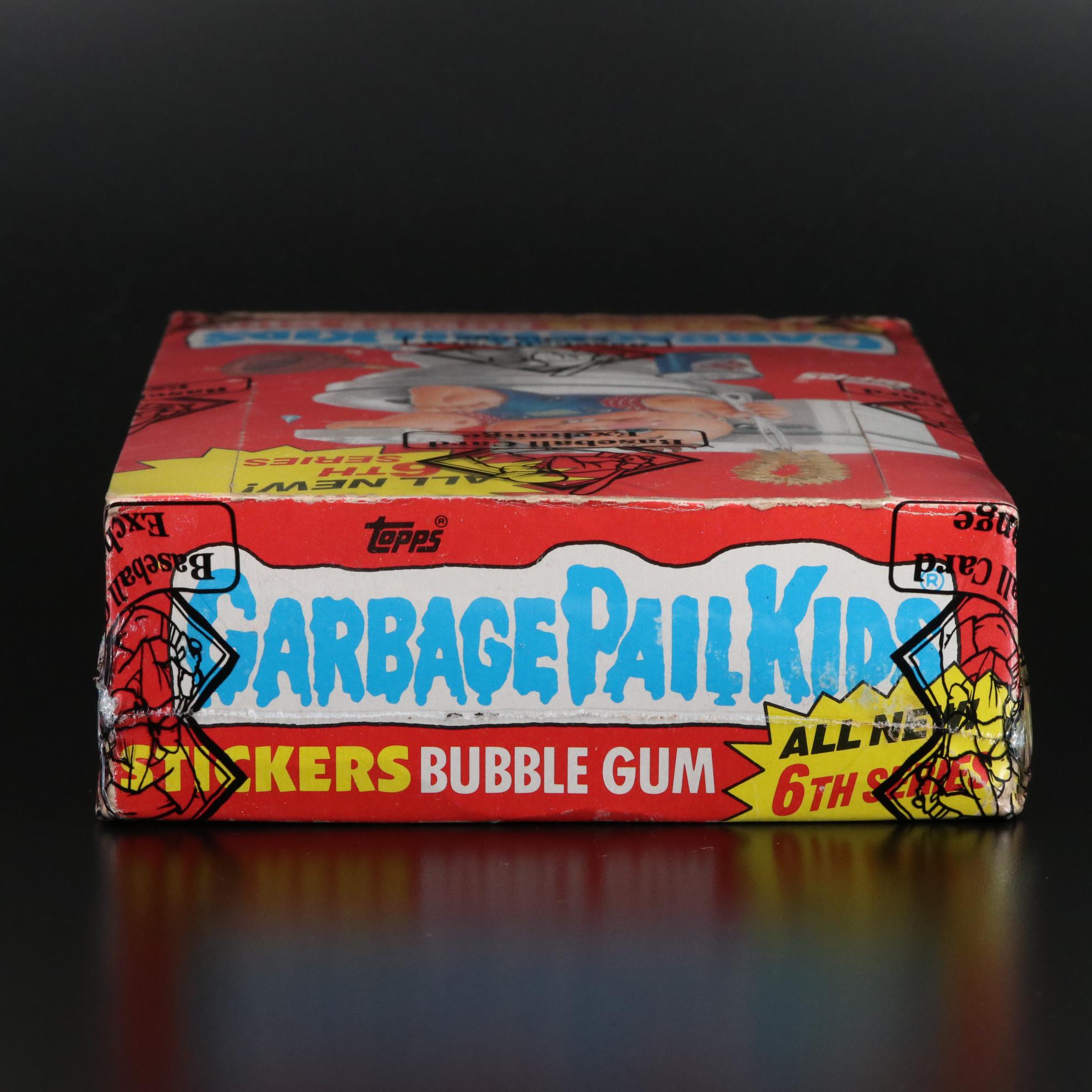 1986 Topps Garbage Pail Kids Trading Cards Sealed Series 6 Wax Box