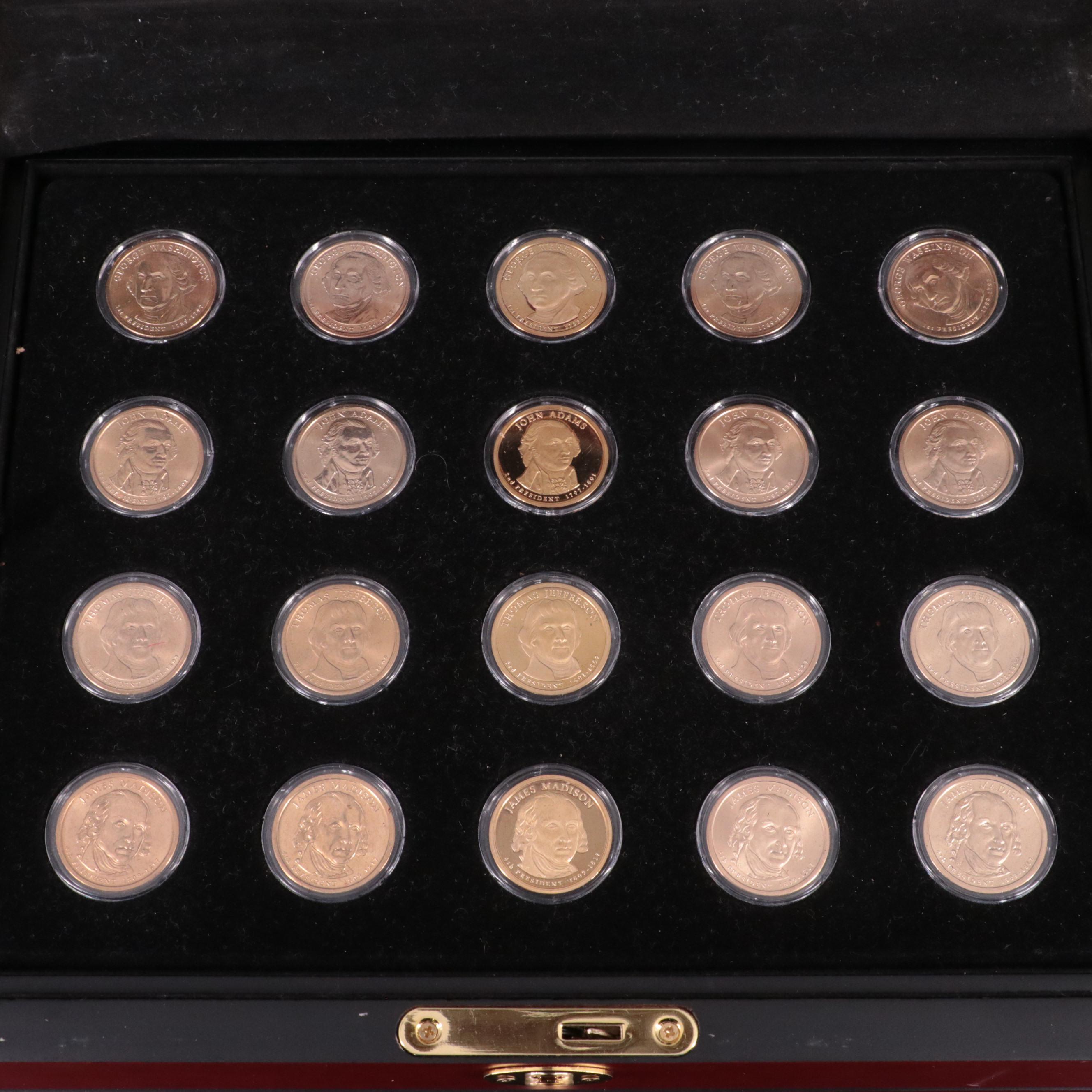 Uncirculated and Proof Presidential Dollar Collection