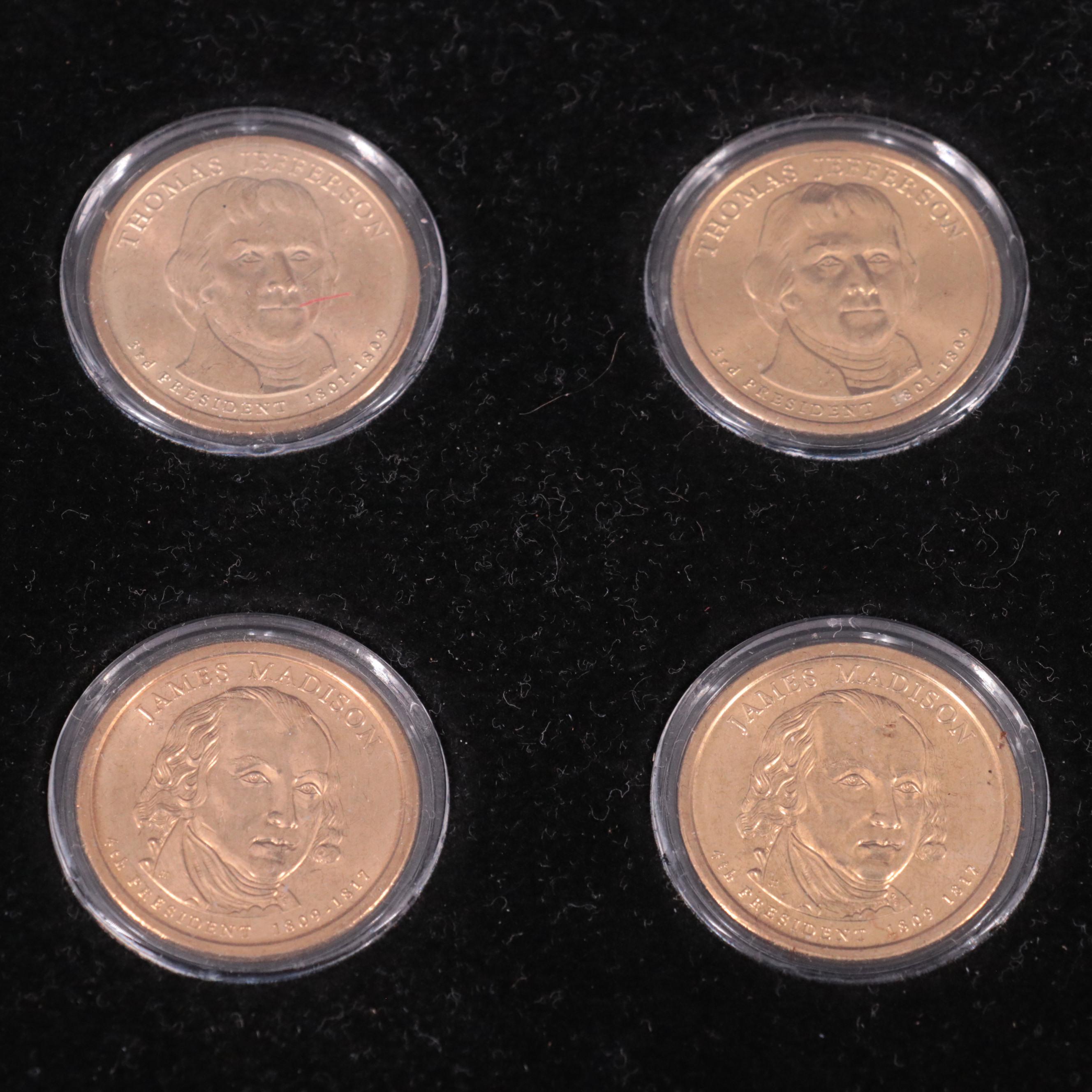 Uncirculated and Proof Presidential Dollar Collection