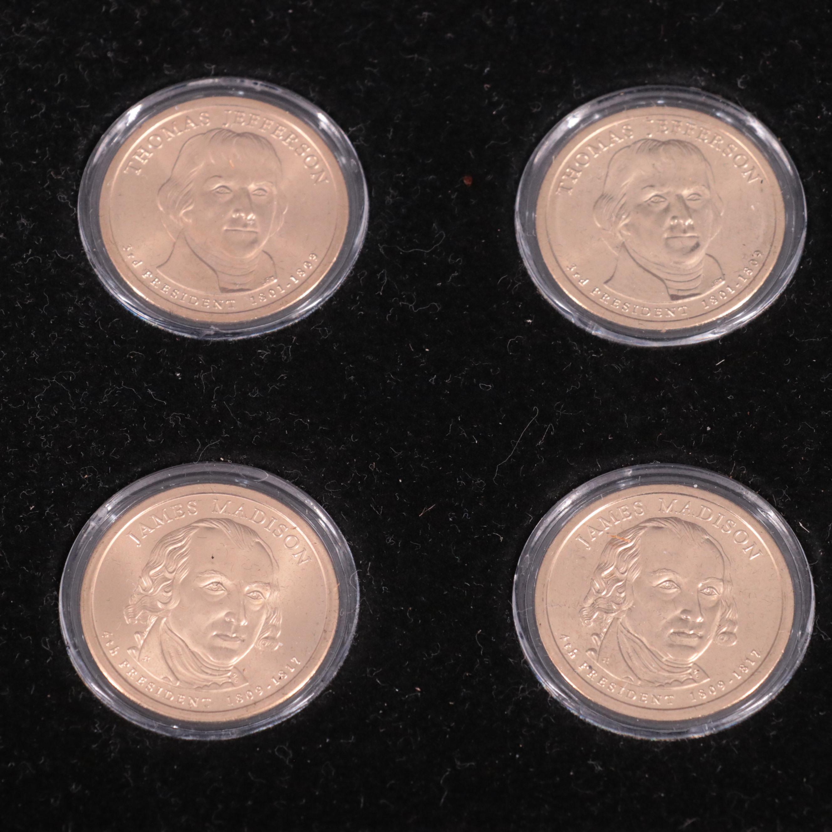 Uncirculated and Proof Presidential Dollar Collection