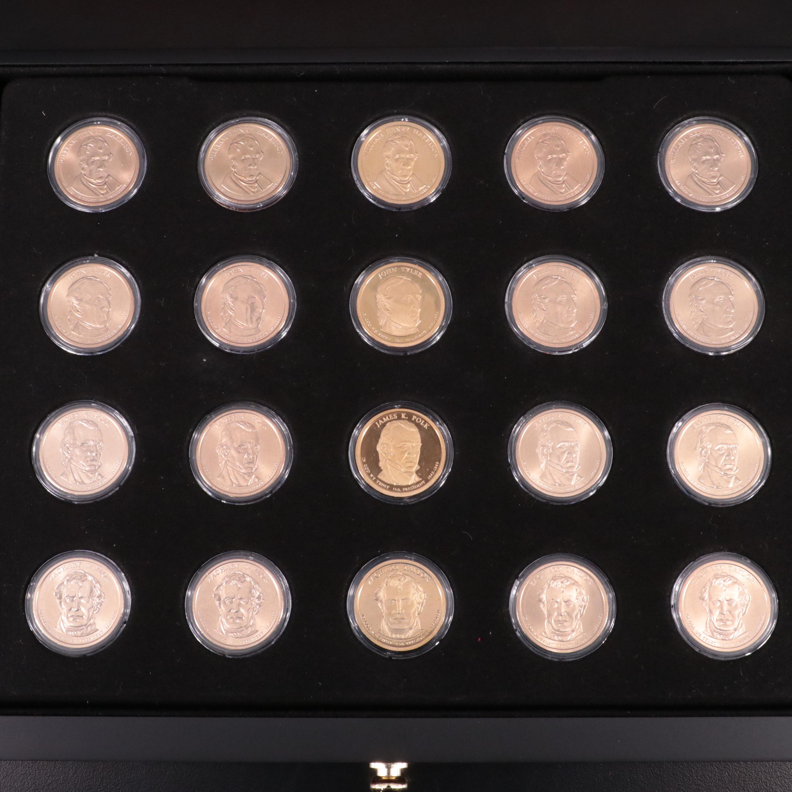 Uncirculated and Proof Presidential Dollar Collection