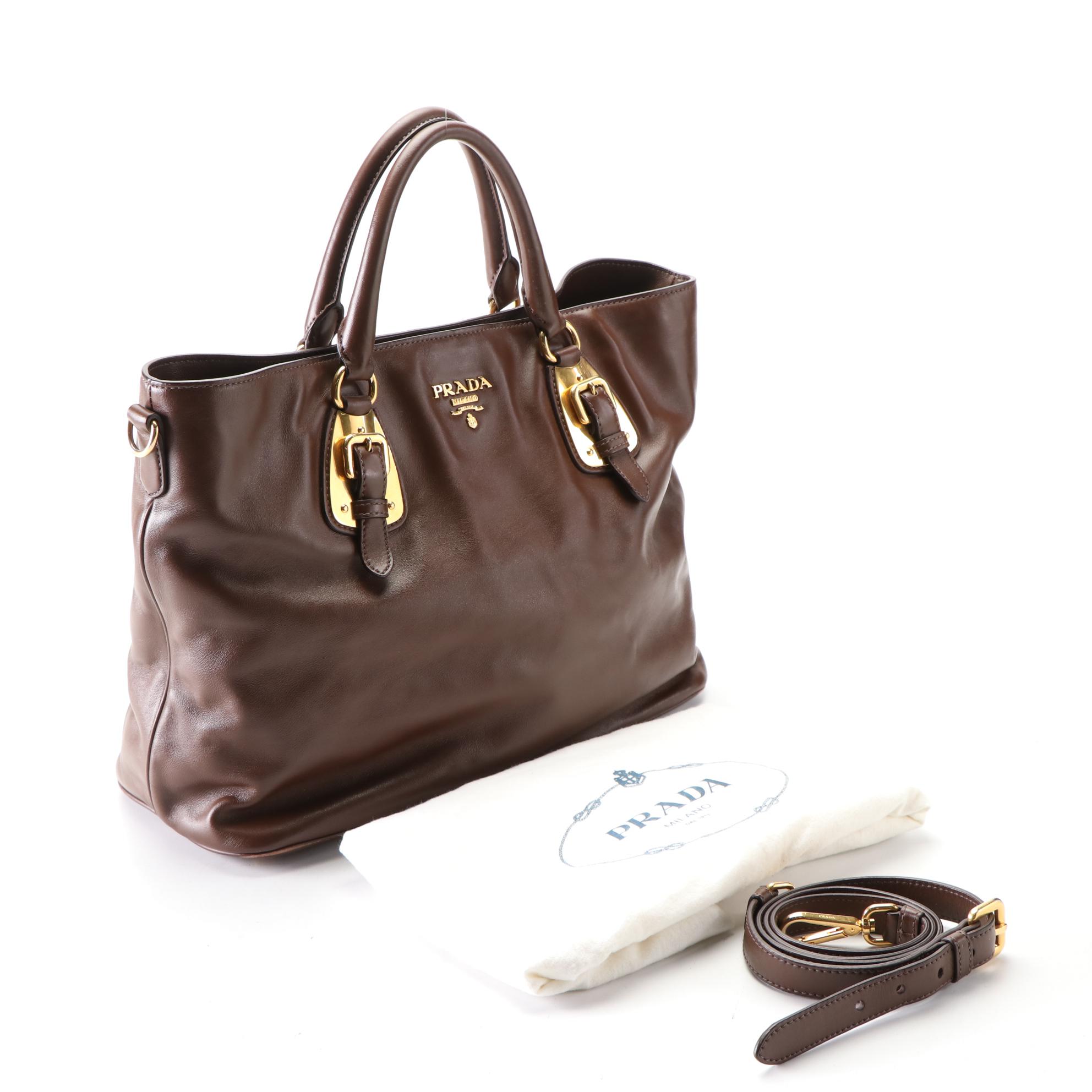 Prada Leather Two-Way Bag