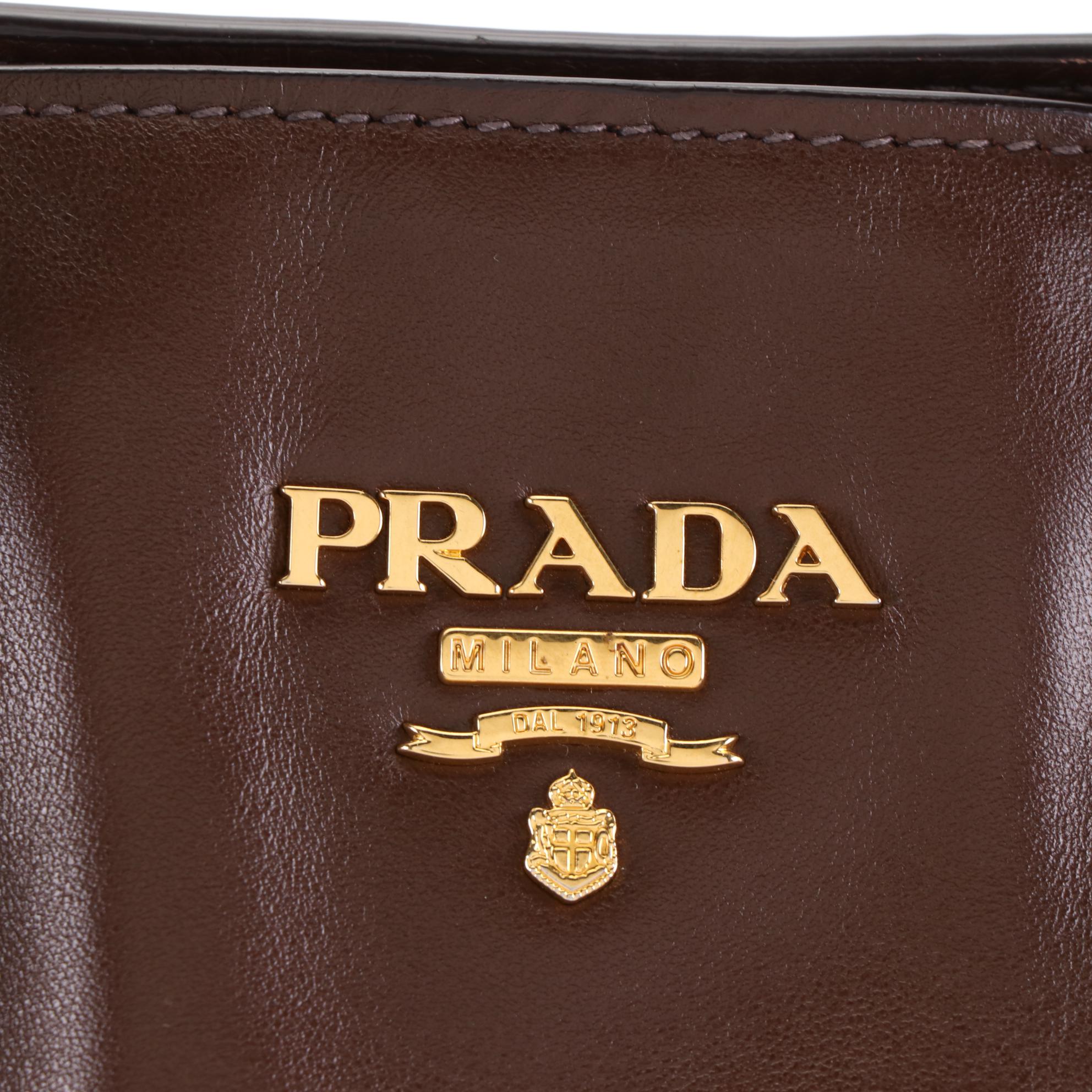 Prada Leather Two-Way Bag